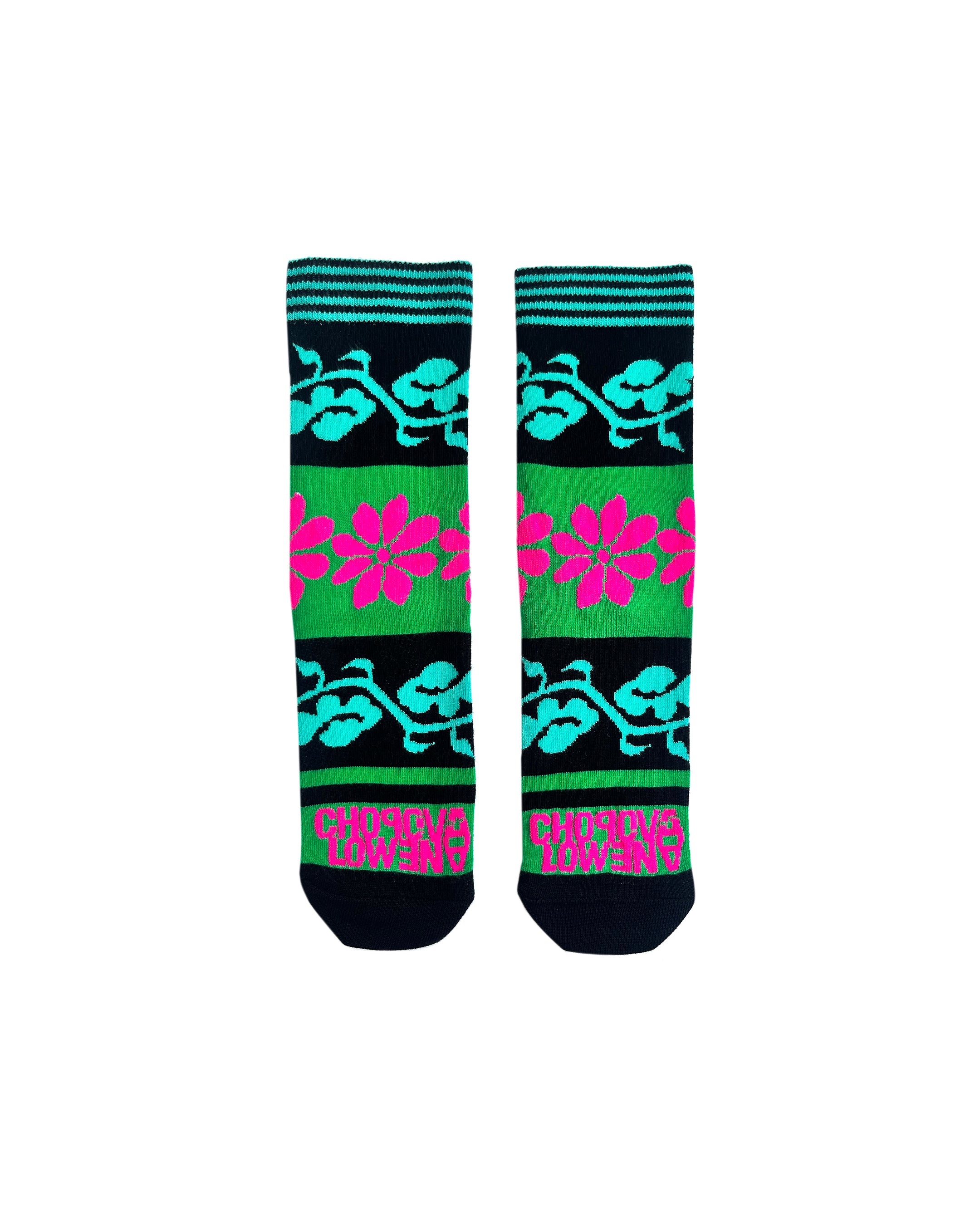 Folk Floral Long Socks