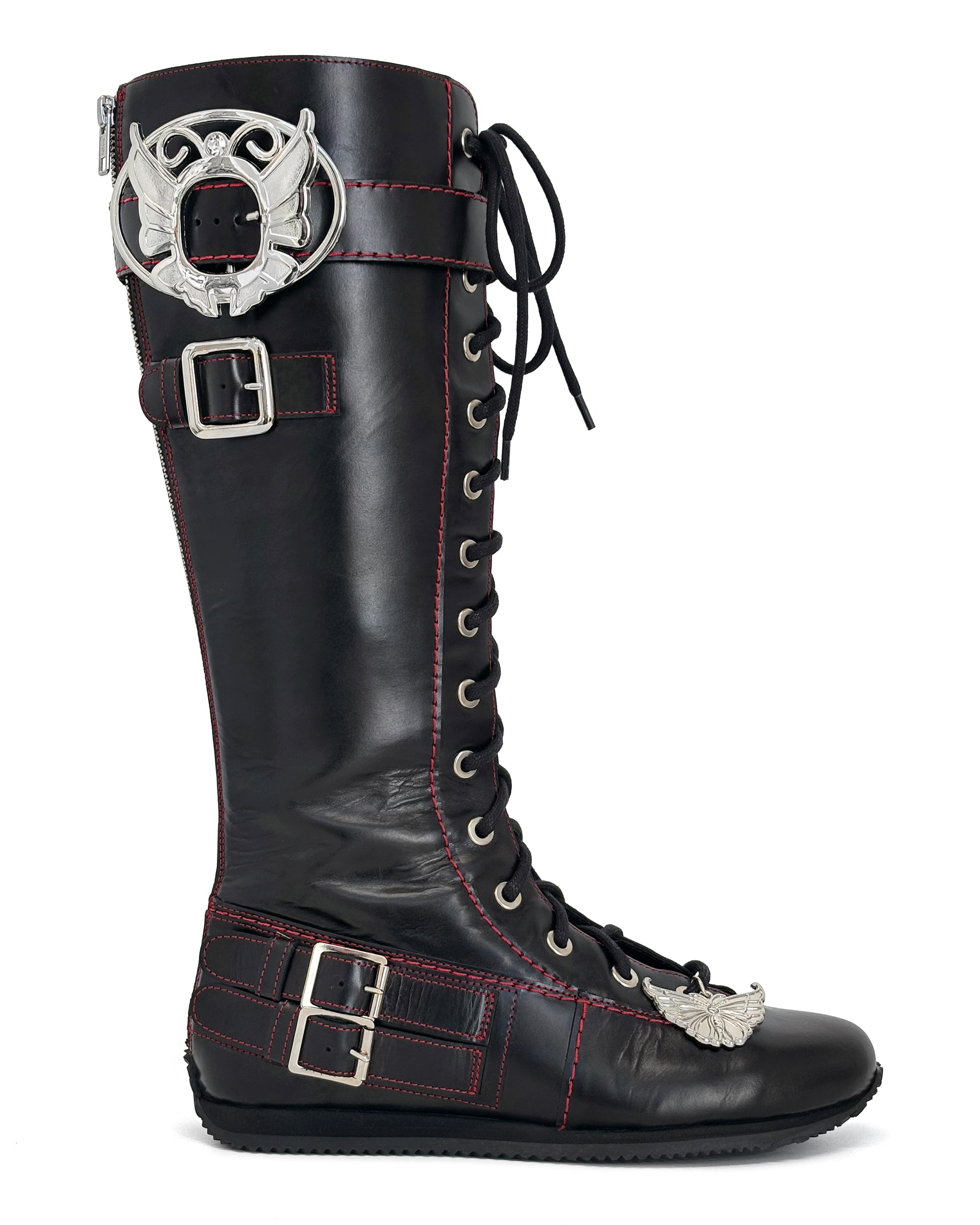 Chunky Lace Up Stefanie Boot 37