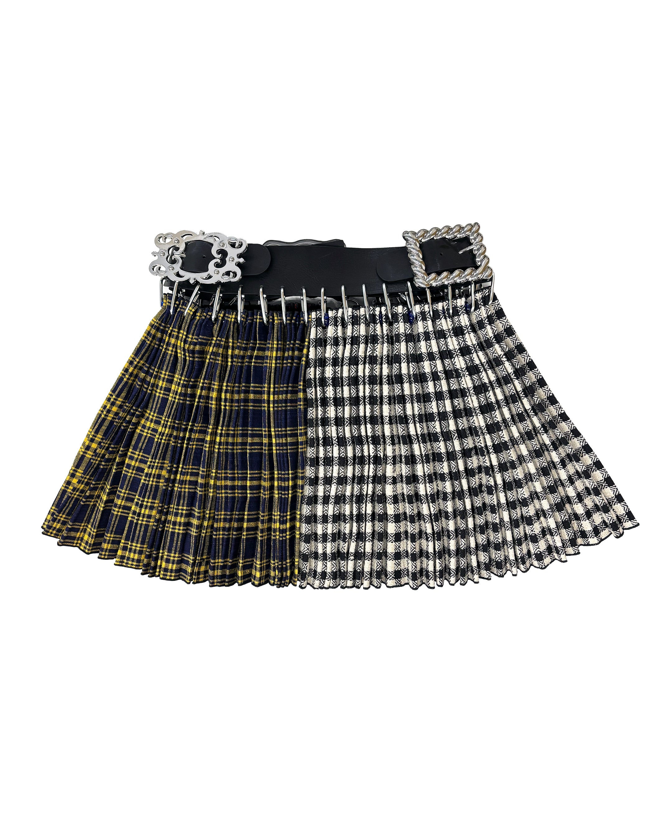 Exclusive Adjustable Belt Jo Folkloric Mini Carabiner Skirt