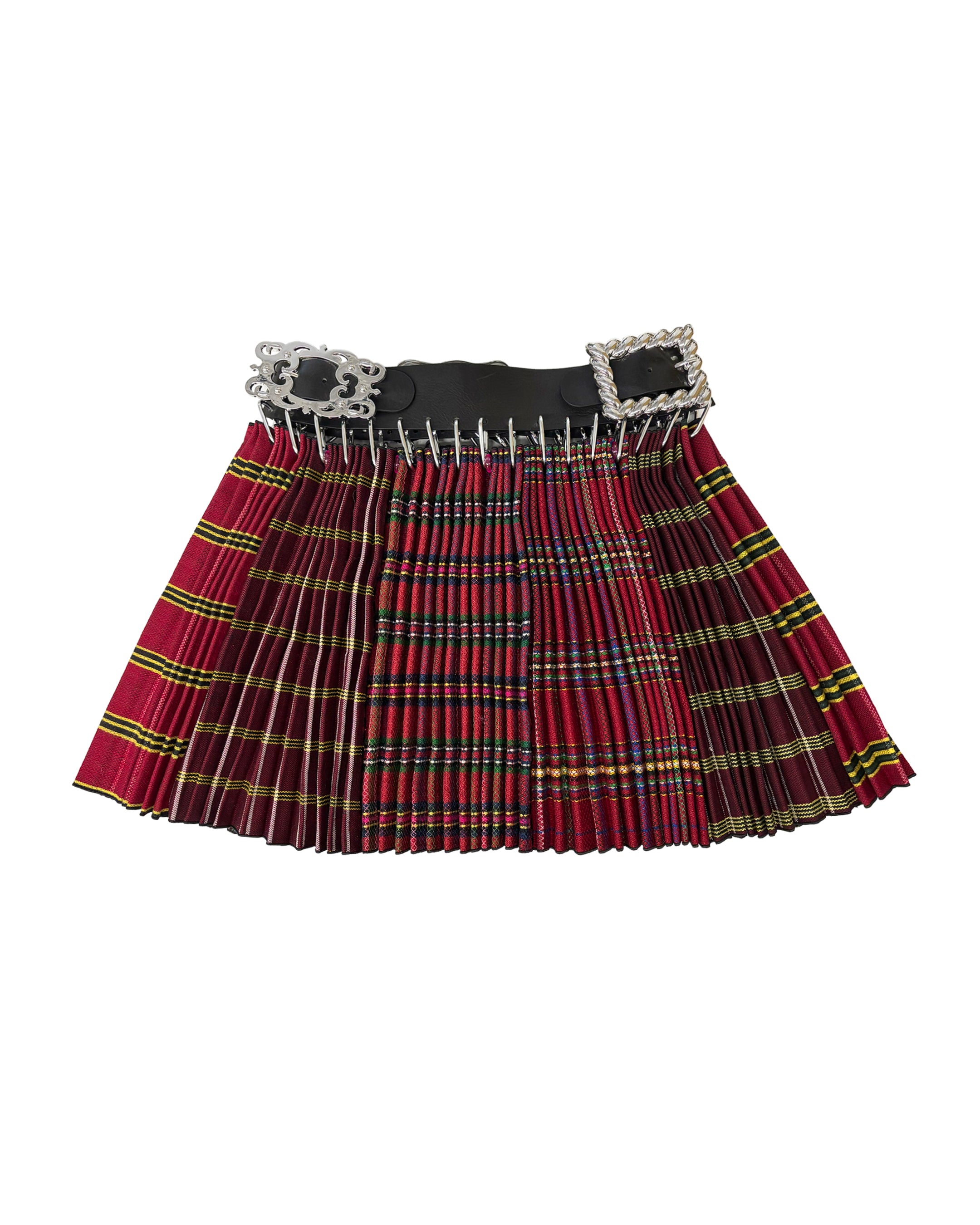 Exclusive Adjustable Belt Breakbeat Folkloric Mini Carabiner Skirt