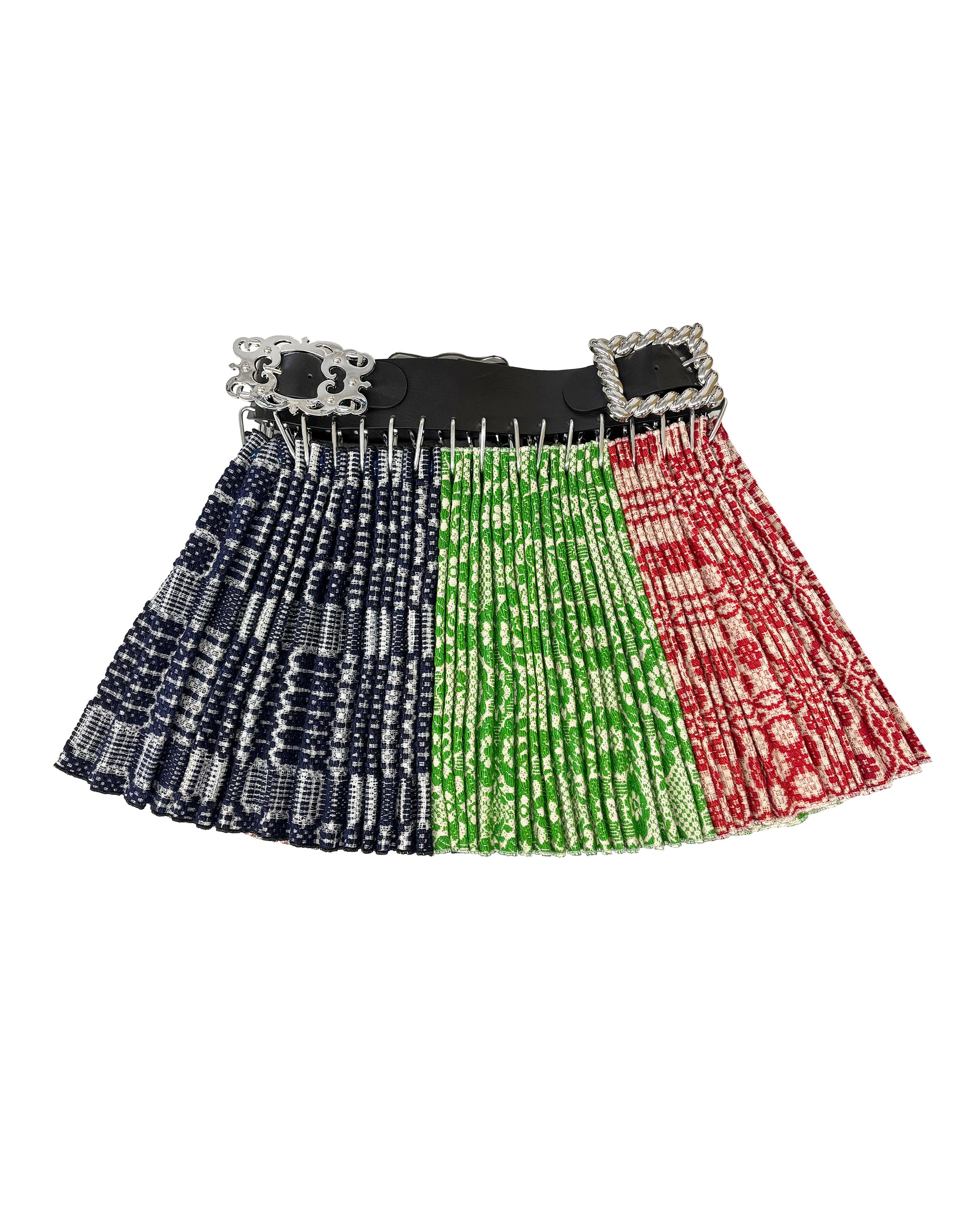 Exclusive Adjustable Belt Lake Louise Folkloric Mini Carabiner Skirt