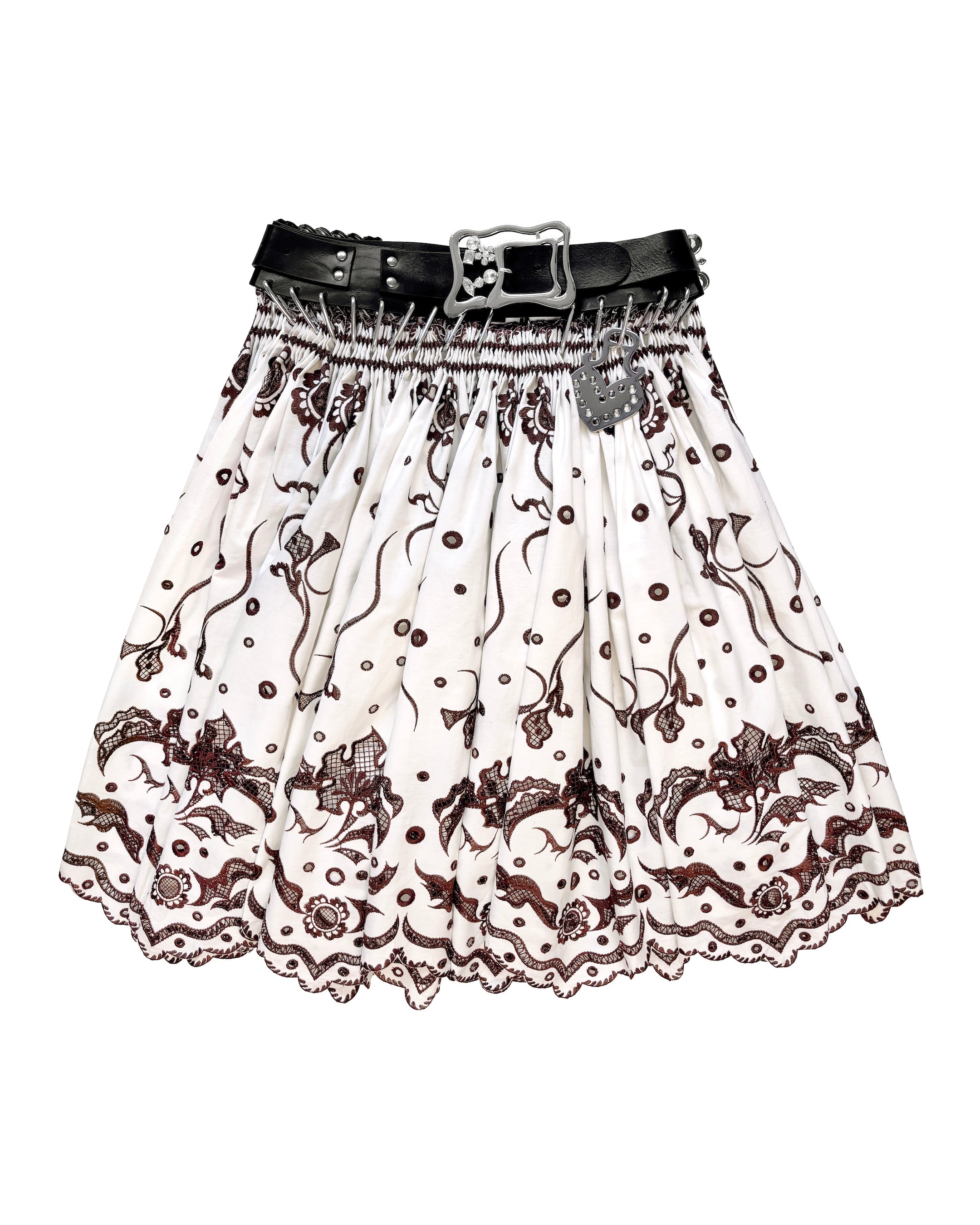 Exclusive Adjustable Belt Alma Knee Carabiner Skirt