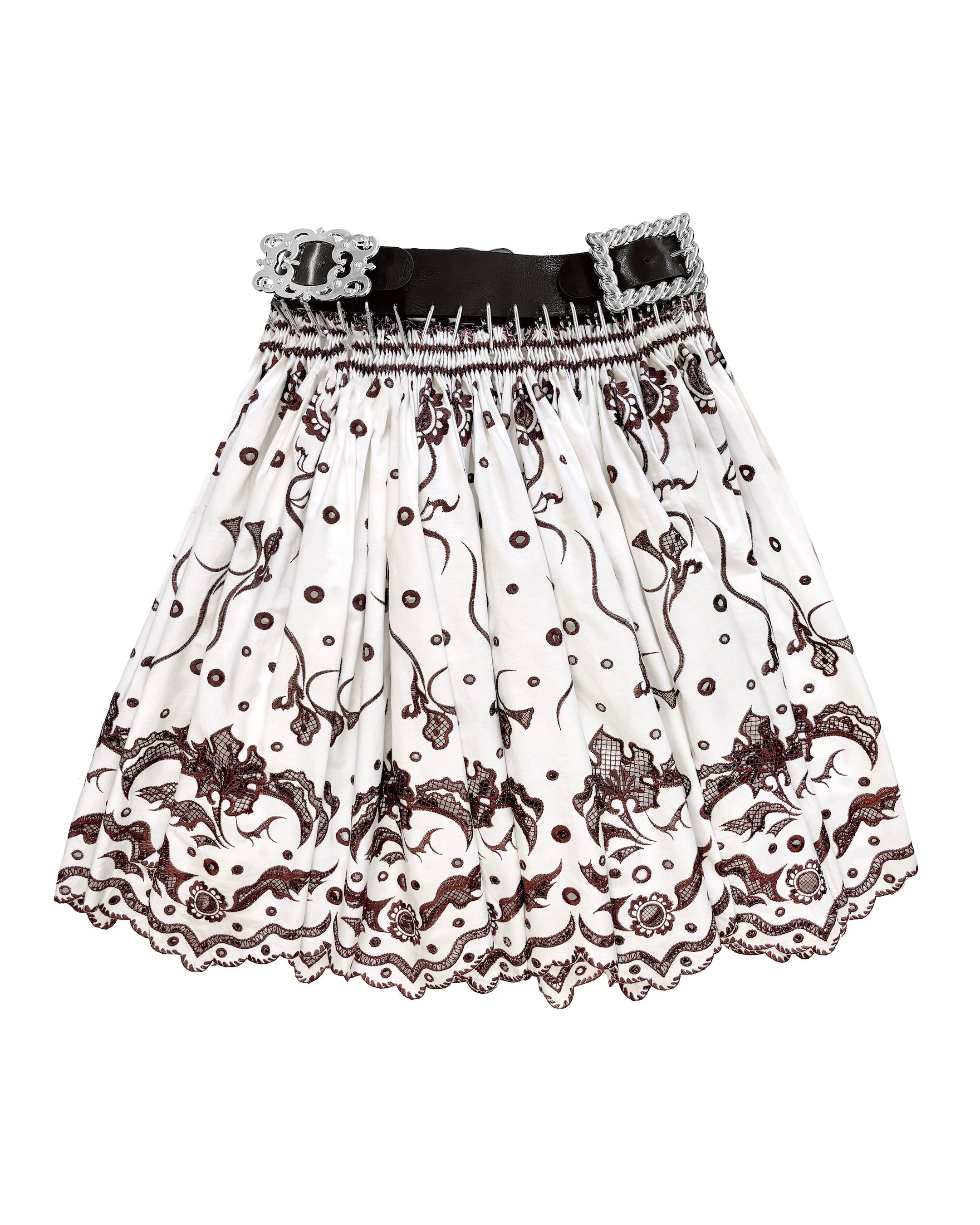 Exclusive Adjustable Belt Alma Knee Carabiner Skirt