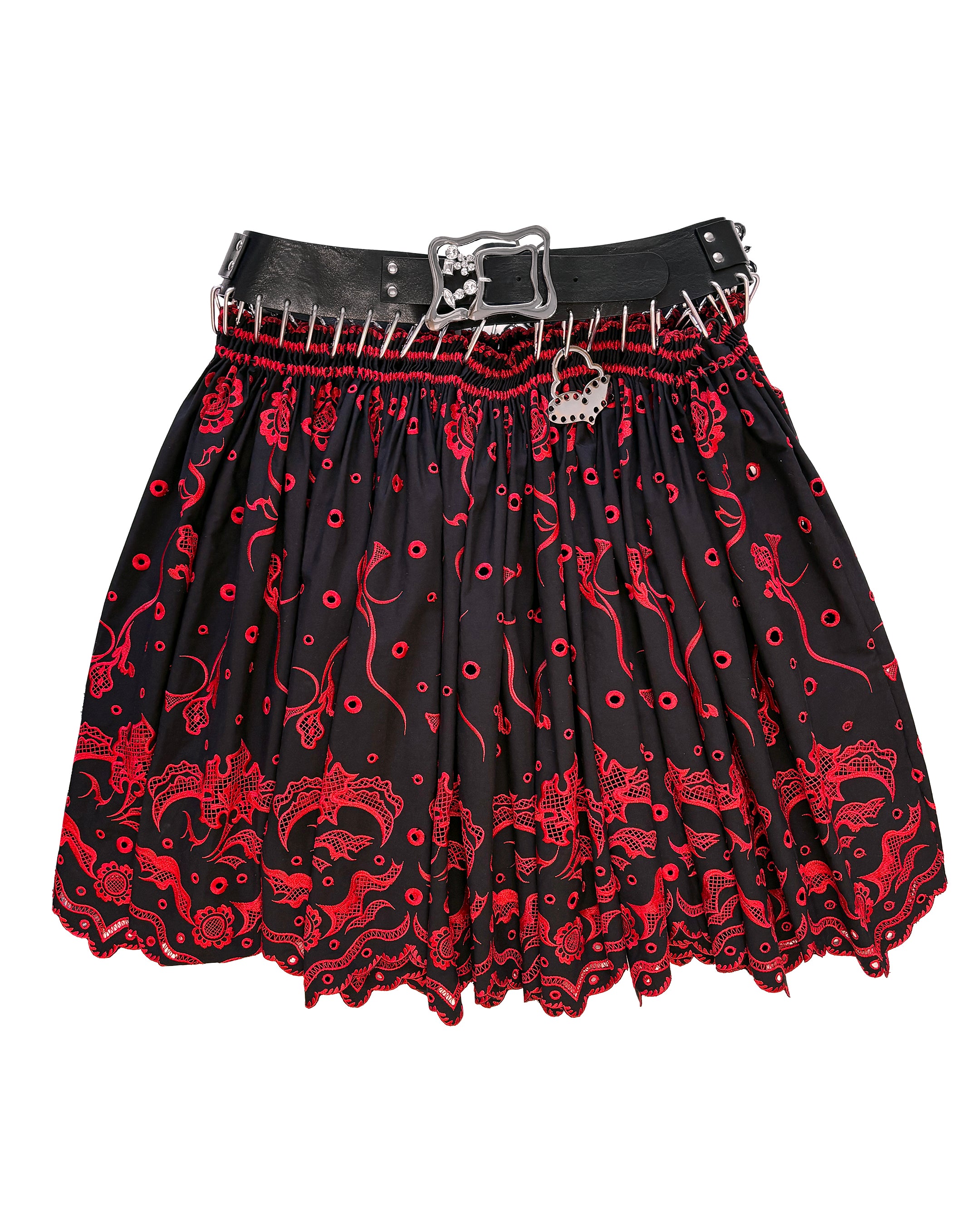 Exclusive Adjustable Belt Ida Knee Carabiner Skirt