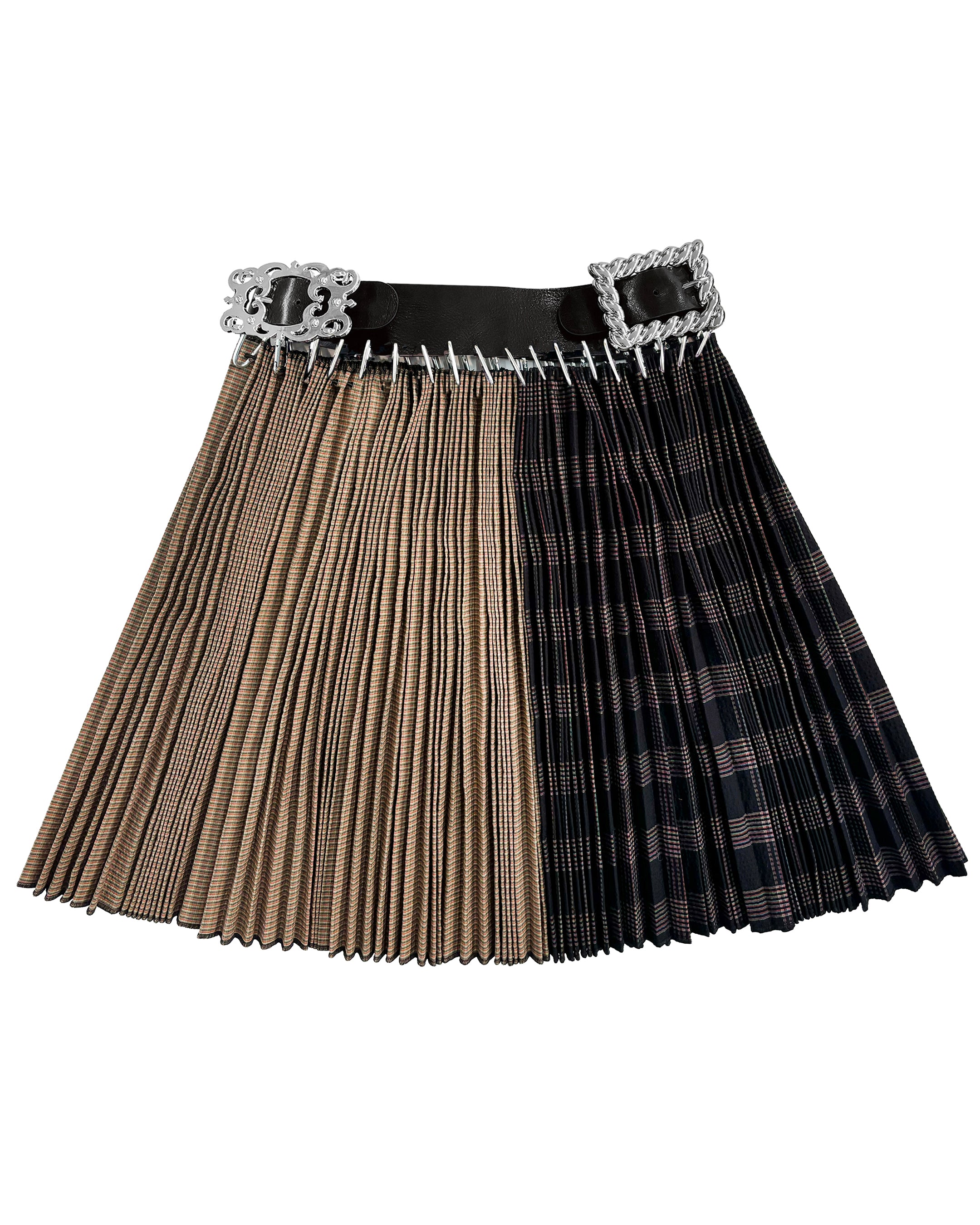 Exclusive Adjustable Belt Thunder Knee Carabiner Skirt