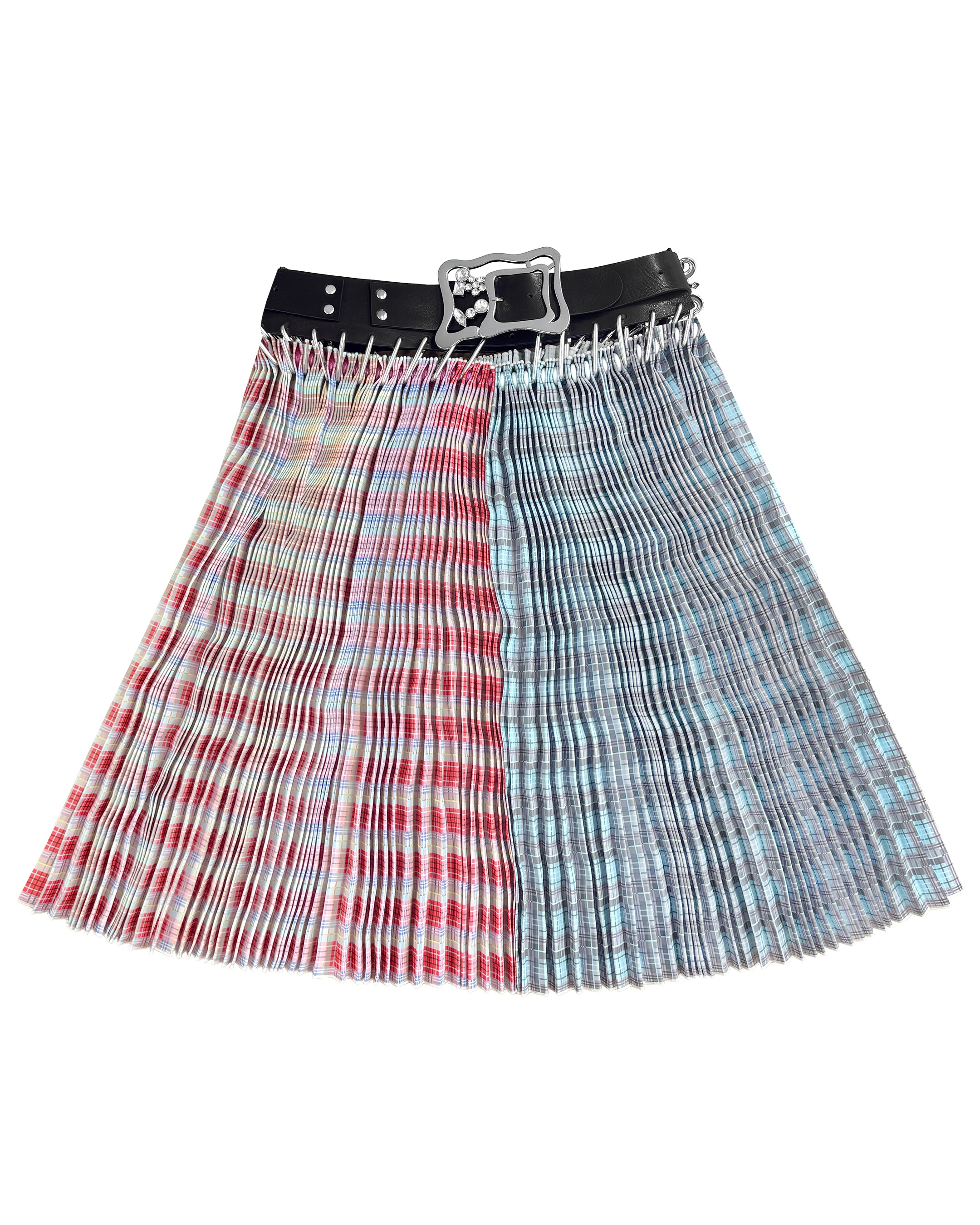 Exclusive Adjustable Belt Synth Knee Carabiner Skirt