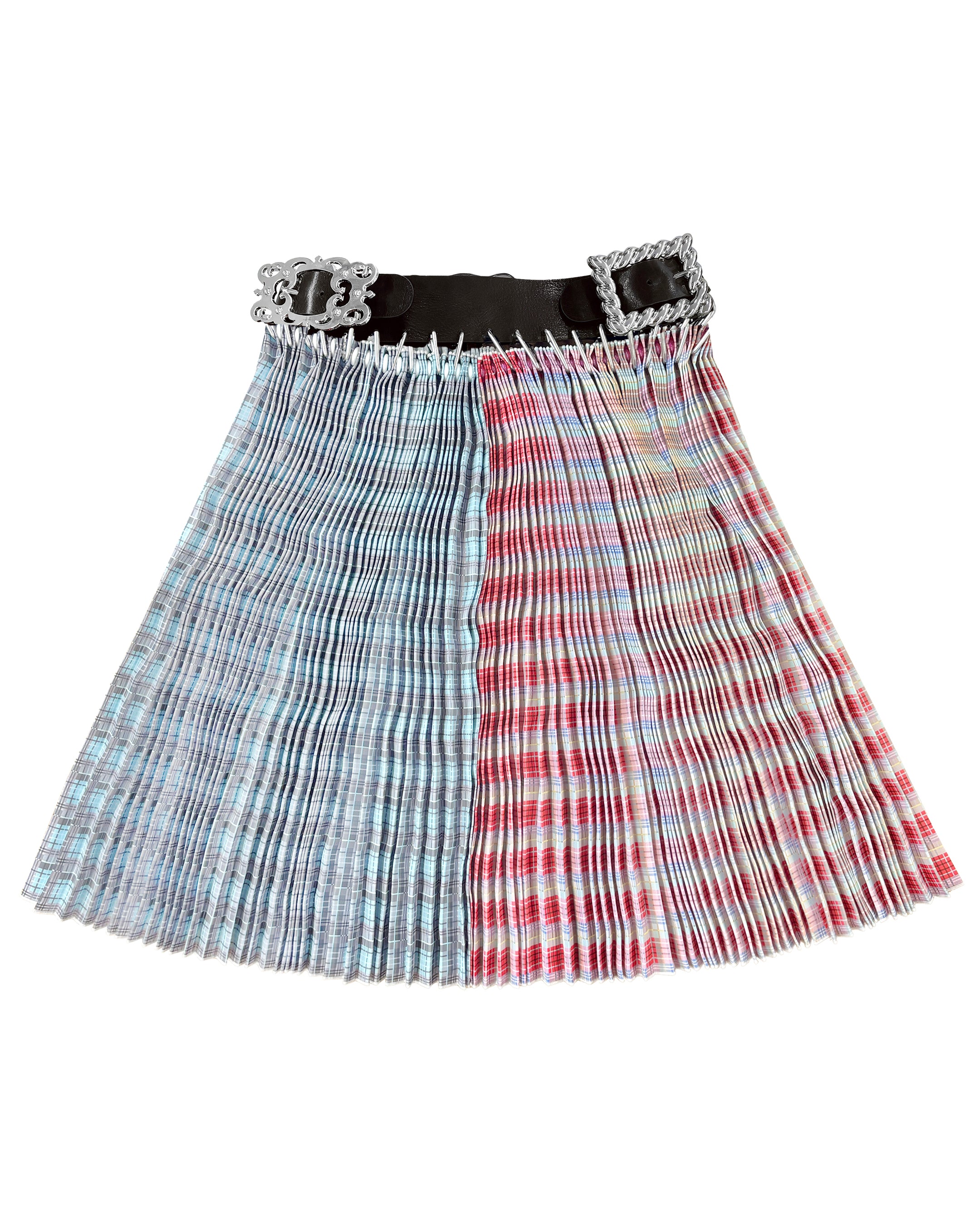 Exclusive Adjustable Belt Synth Knee Carabiner Skirt