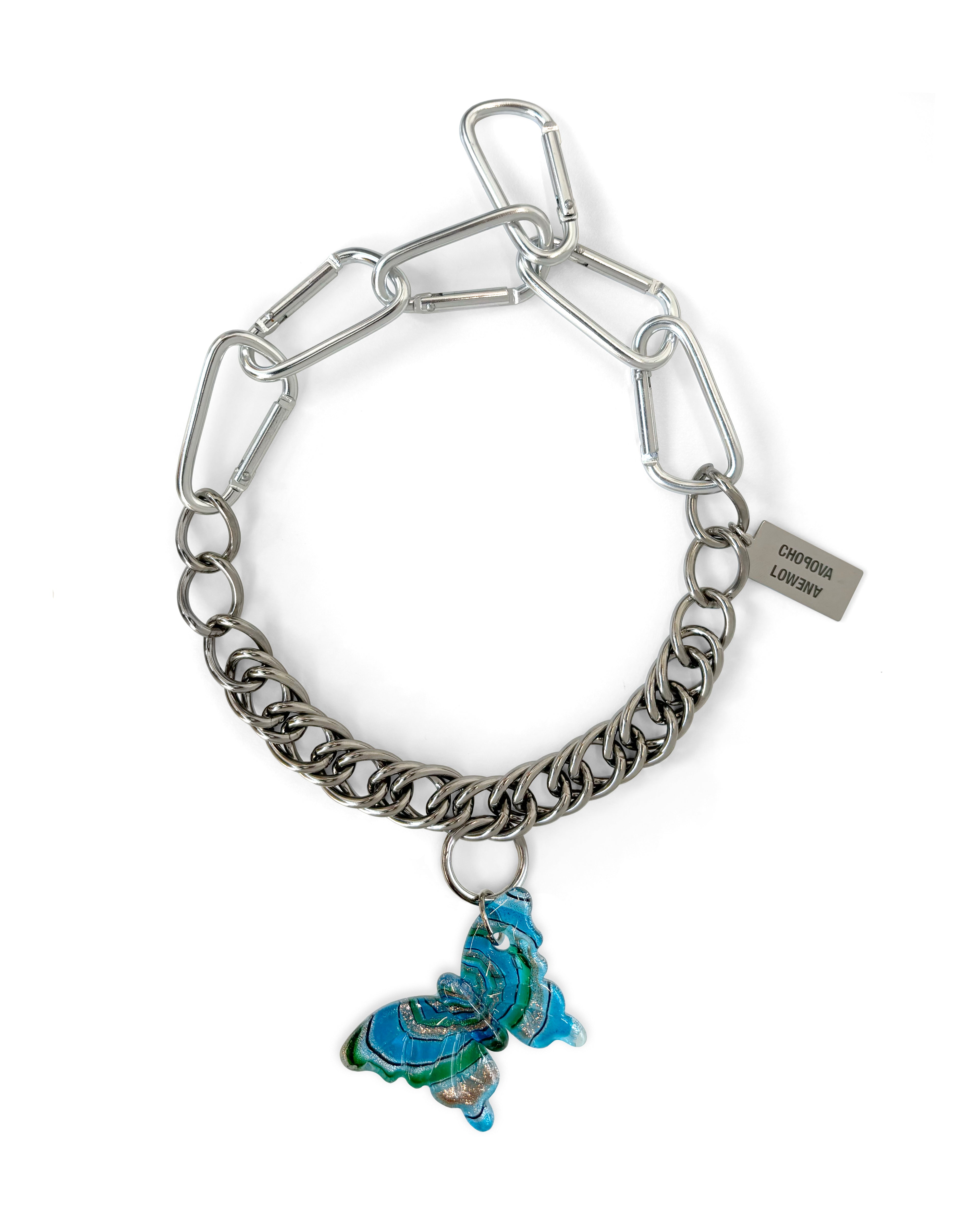 Spiral Butterfly Necklace