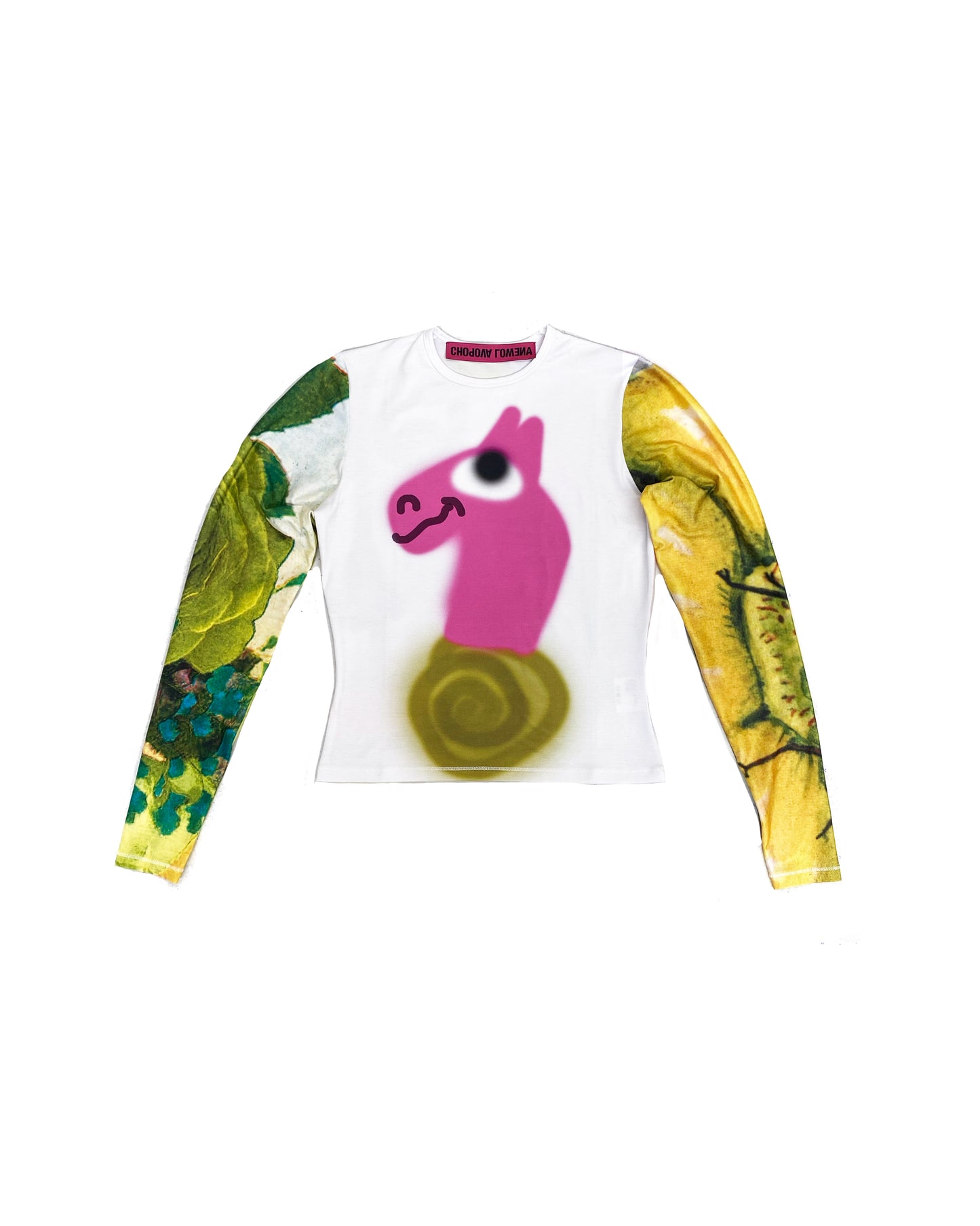 Pink Seahorse Fitted Jersey Top
