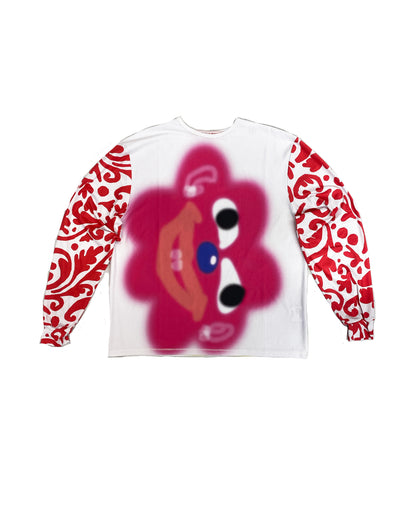 Red Monkey Oversized Jersey Top