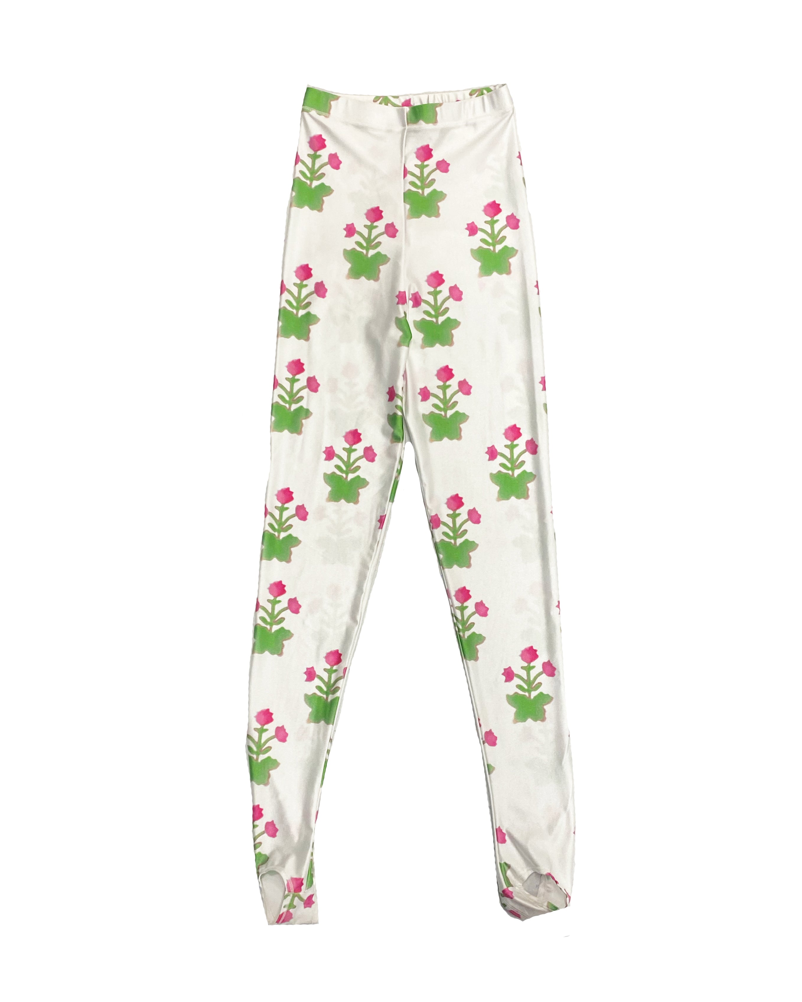 Pink Flower Pot Leggings