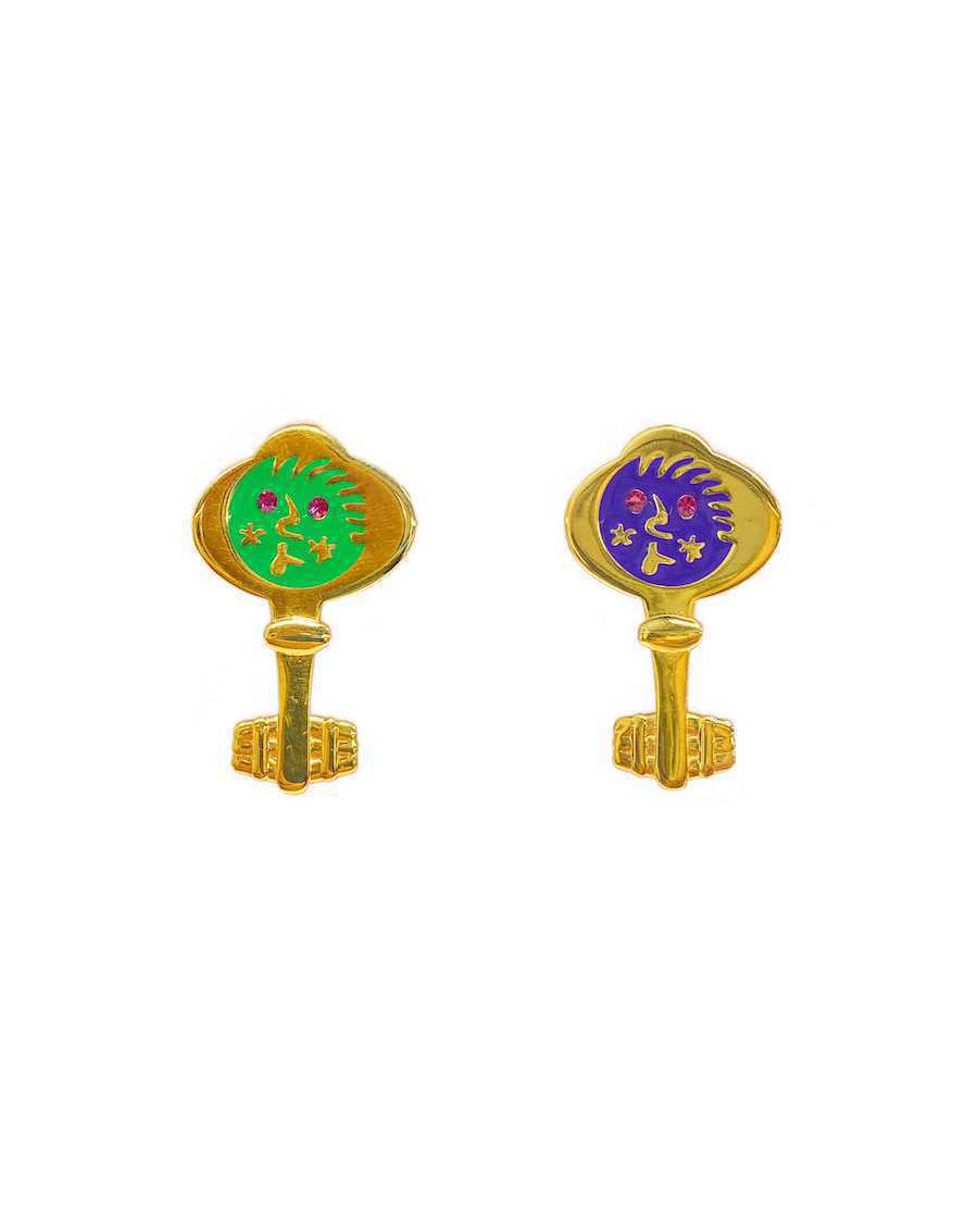 Key Stud Earrings