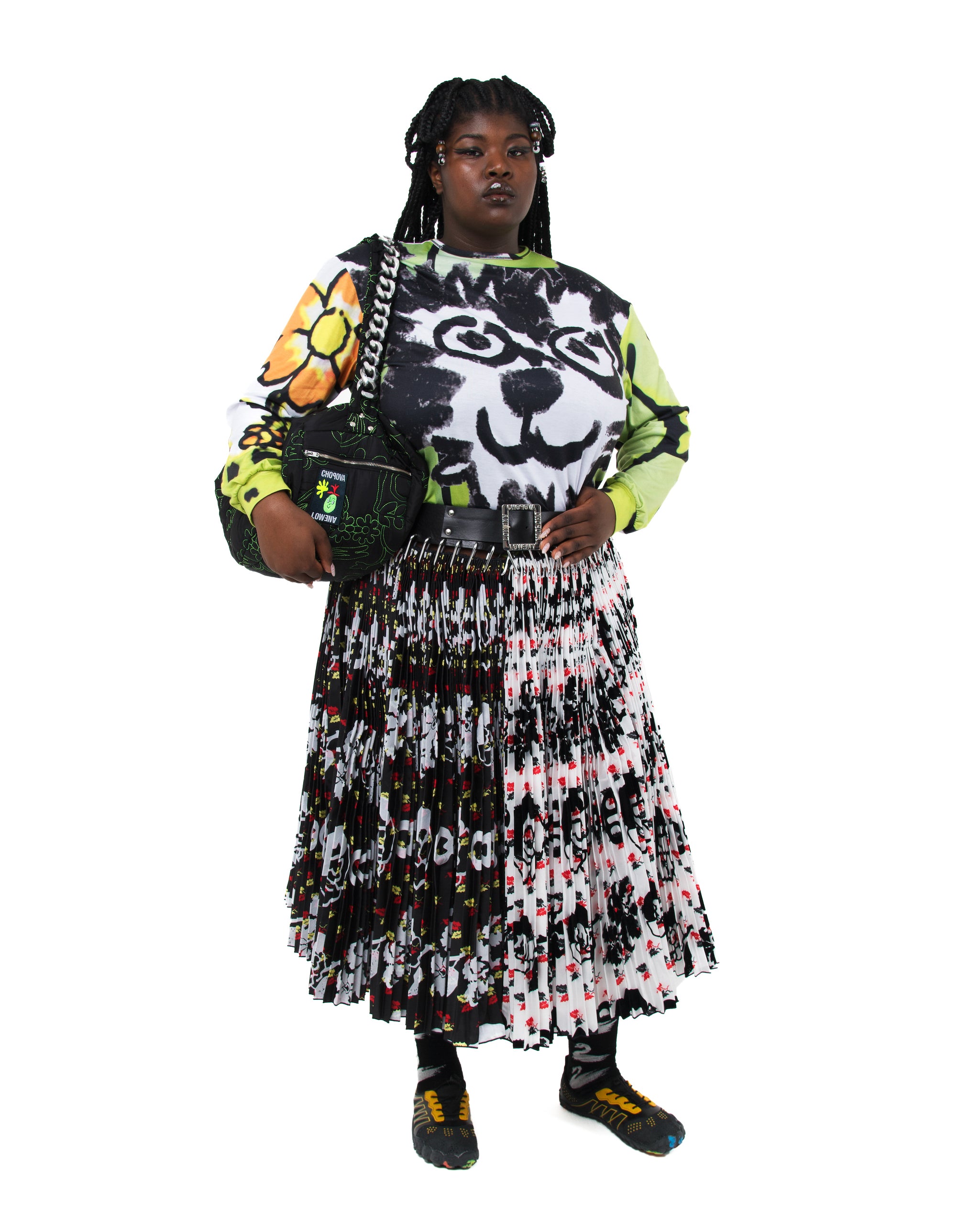 Embossed Puffer Hawks Bag