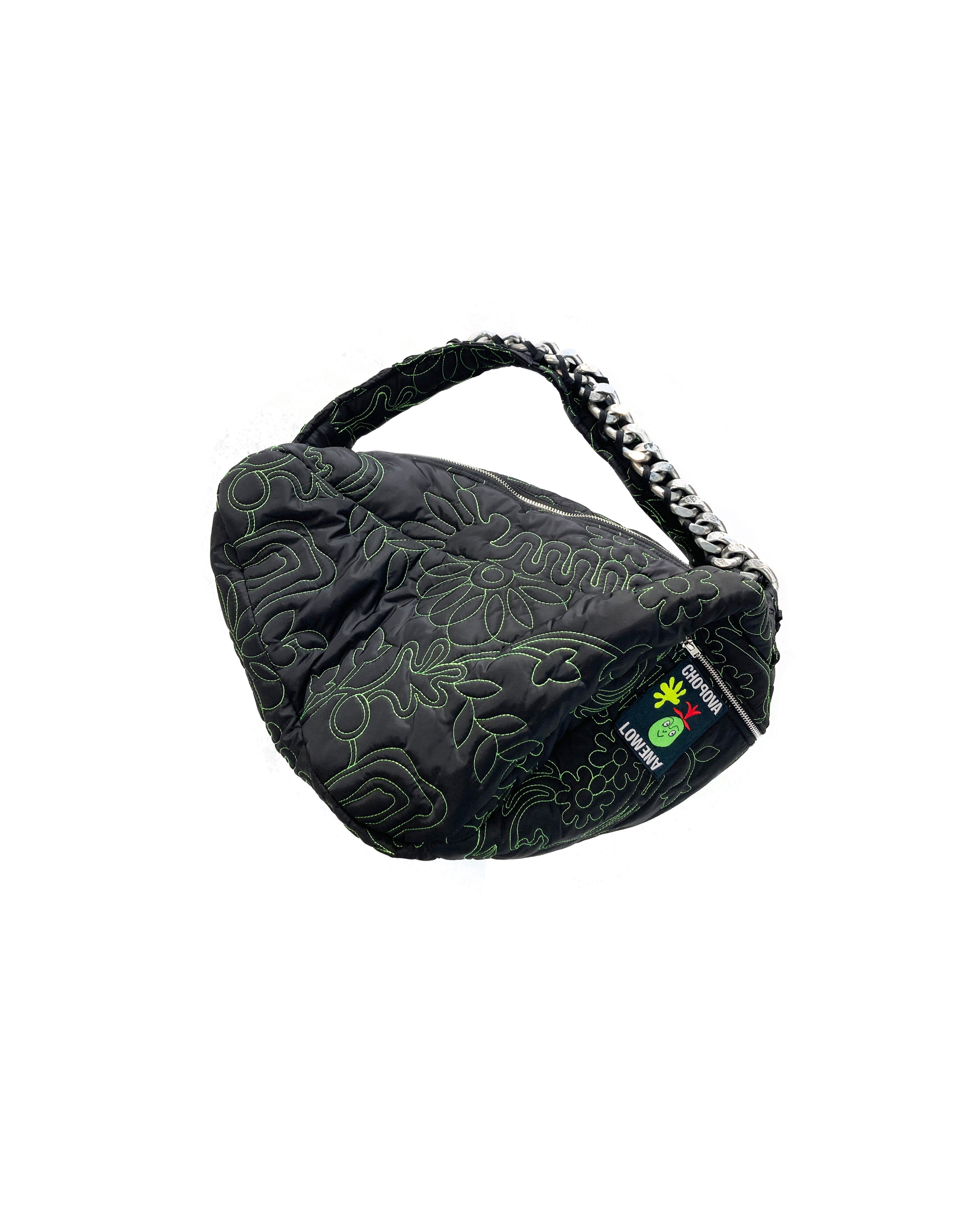 Embossed Puffer Hawks Bag