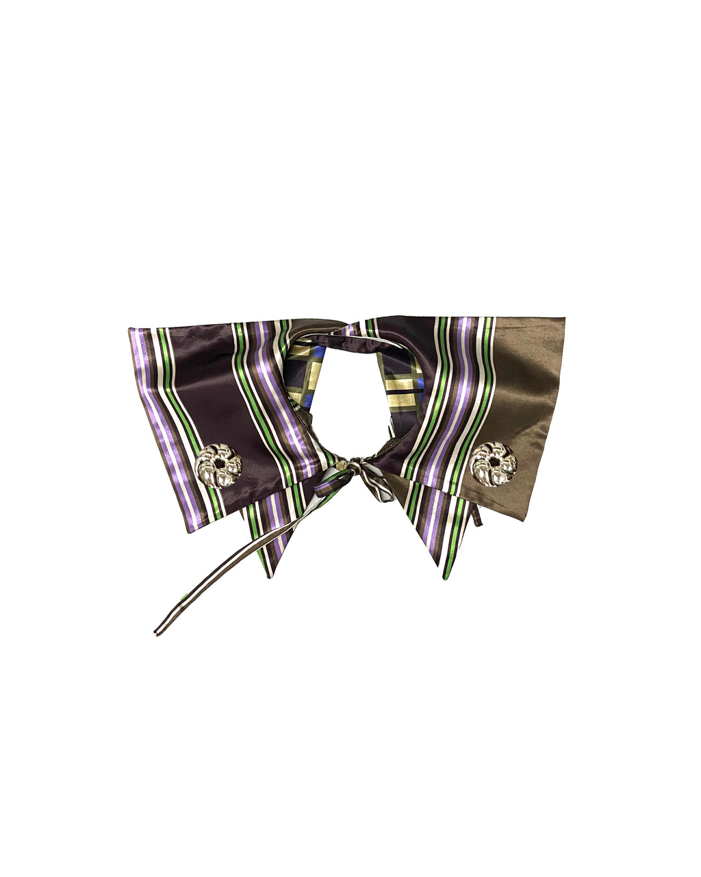 Striped Double Layer Collar