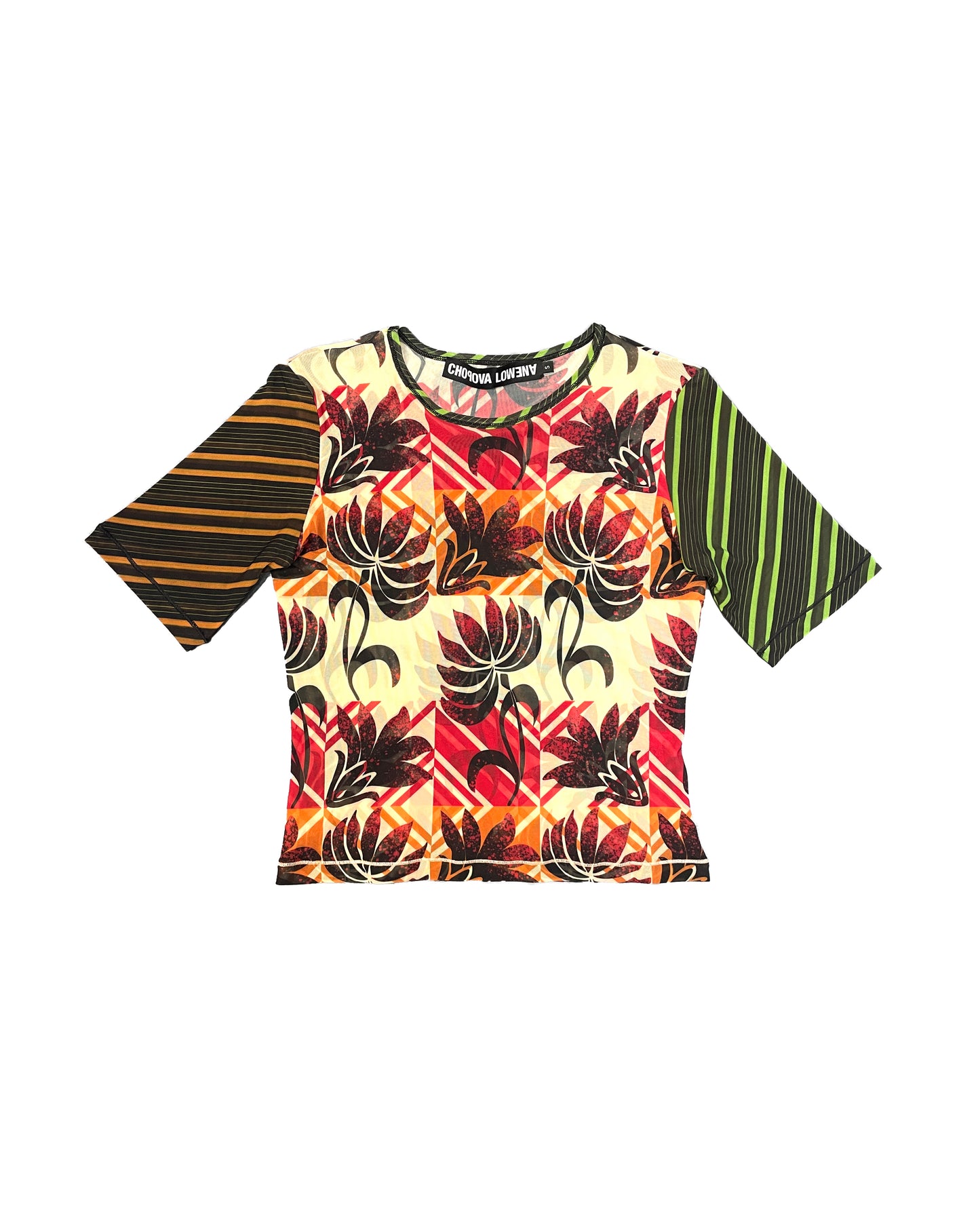 Mad Tropical Mesh Top