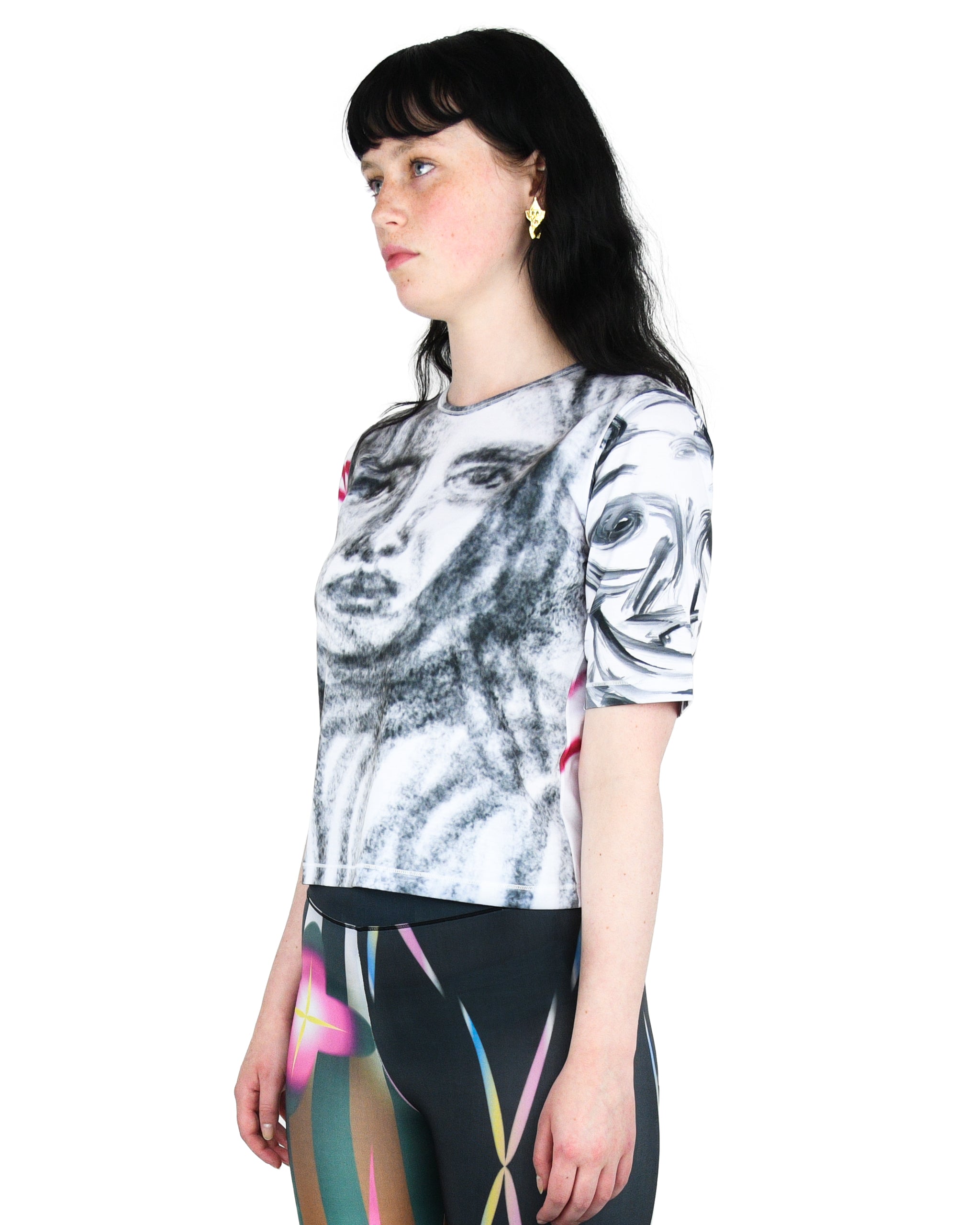 Drawing 101 Fitted Jersey Top