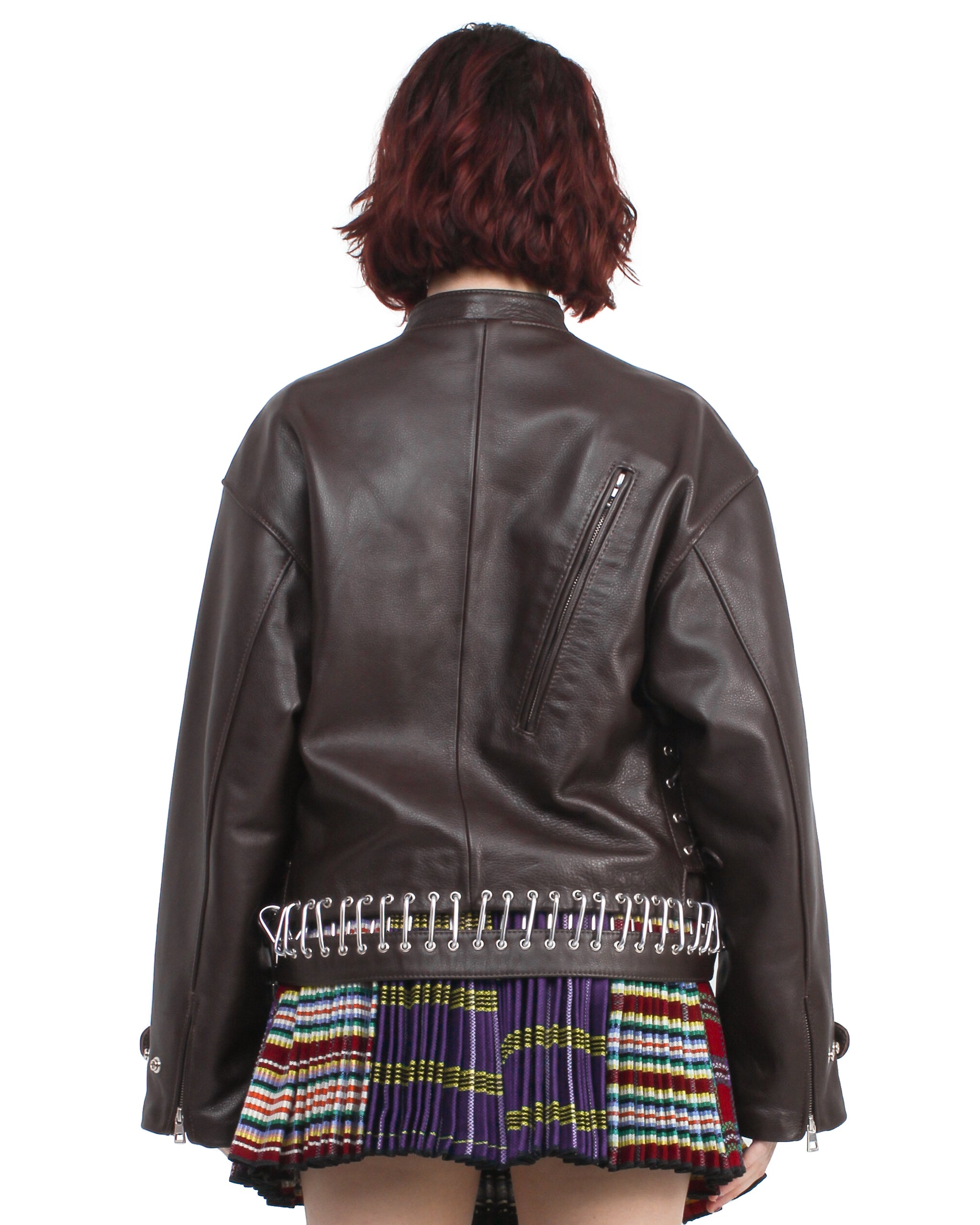 K-Point Leather Brown Jacket