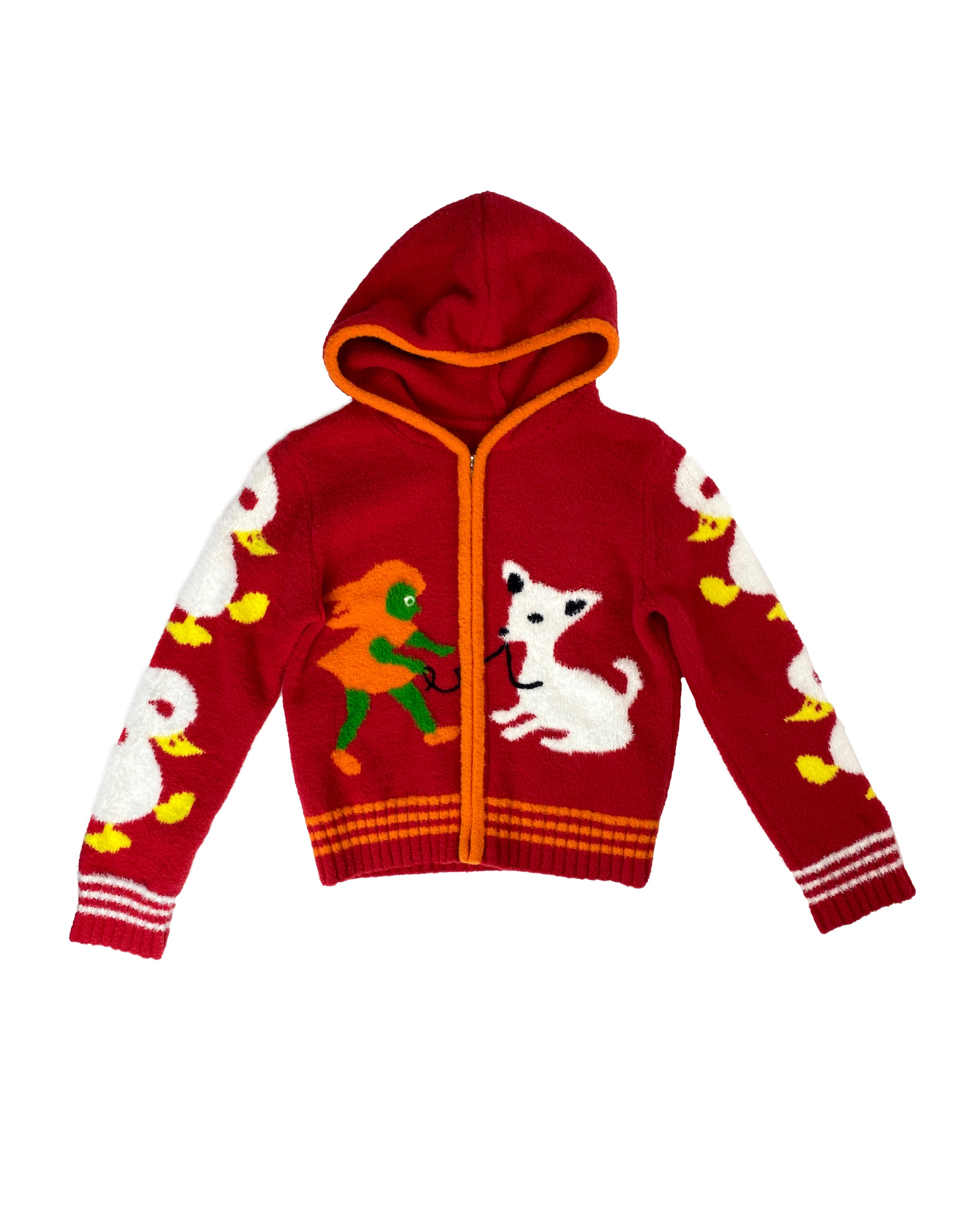 Walking the Dog Zip Cardigan