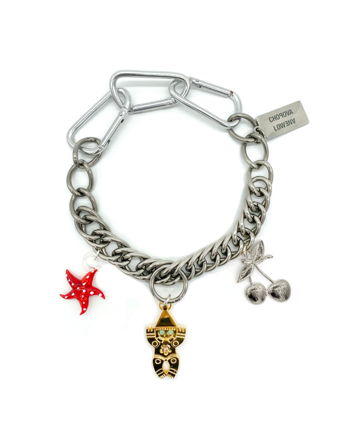 Gnome Cherry Star Necklace