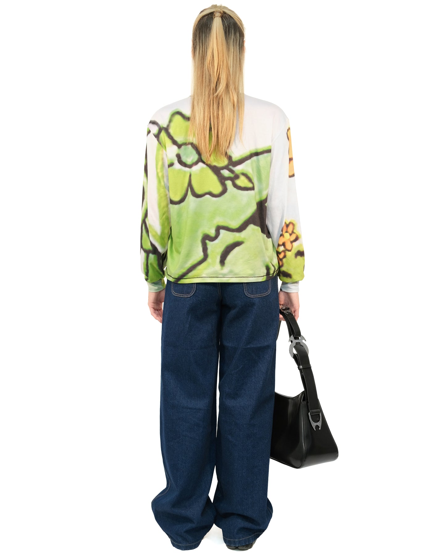 Big Green Bunny Oversized Jersey Top