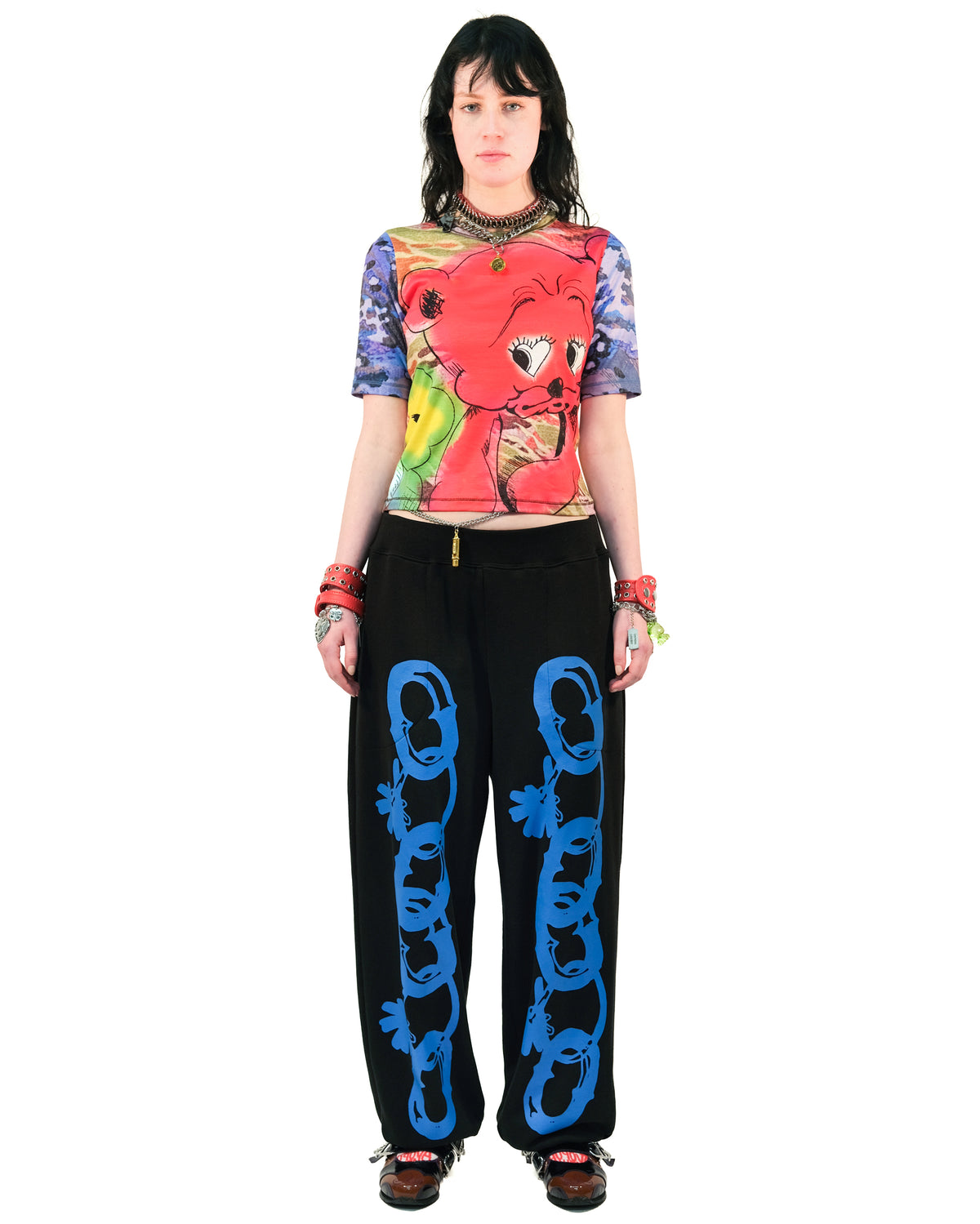 Black Chain Joggers – Chopova Lowena
