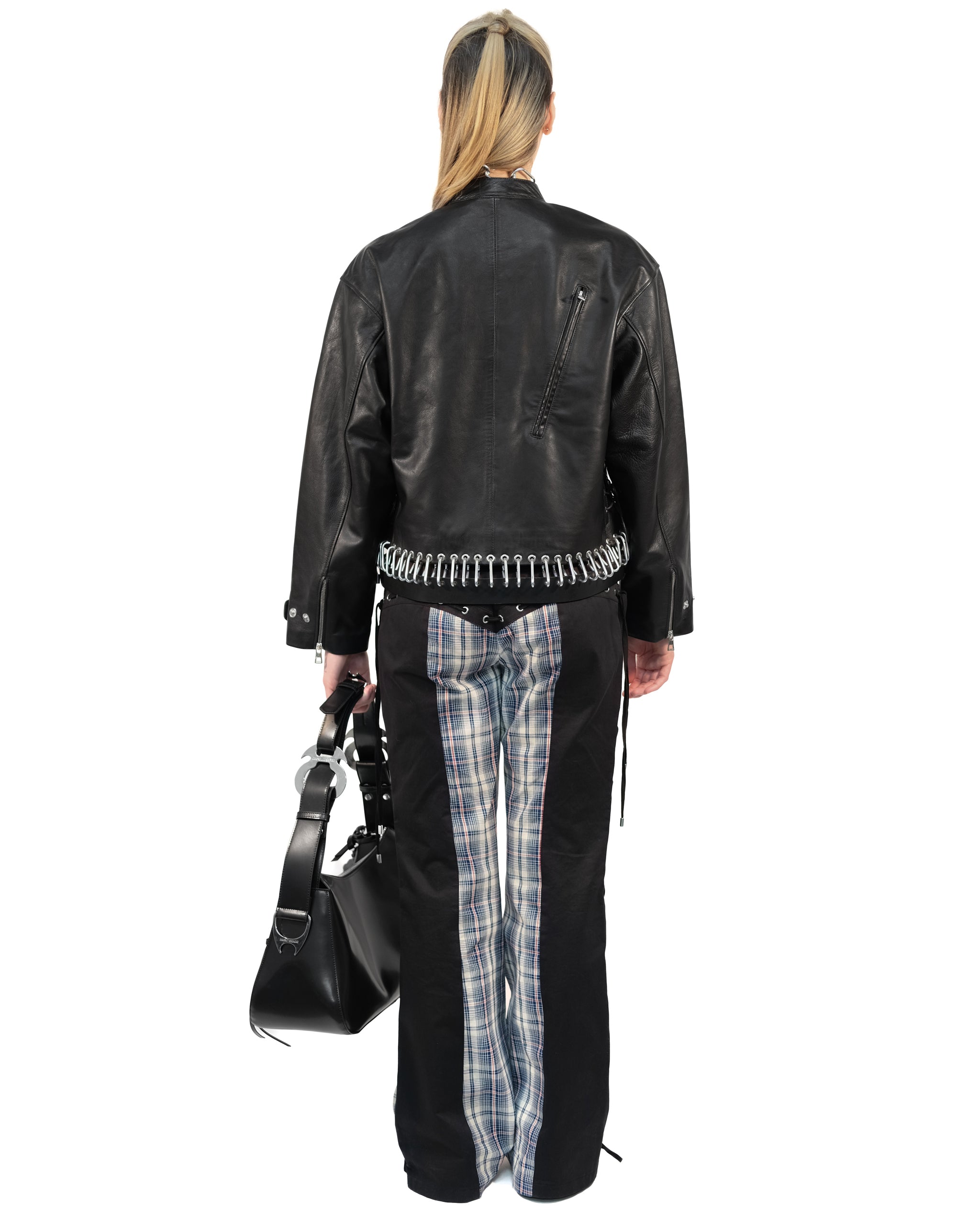 K-Point Leather Black Jacket