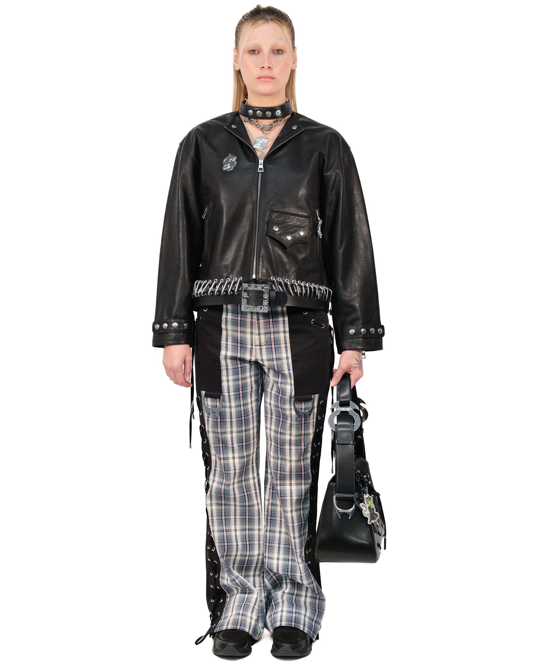 K-Point Leather Black Jacket