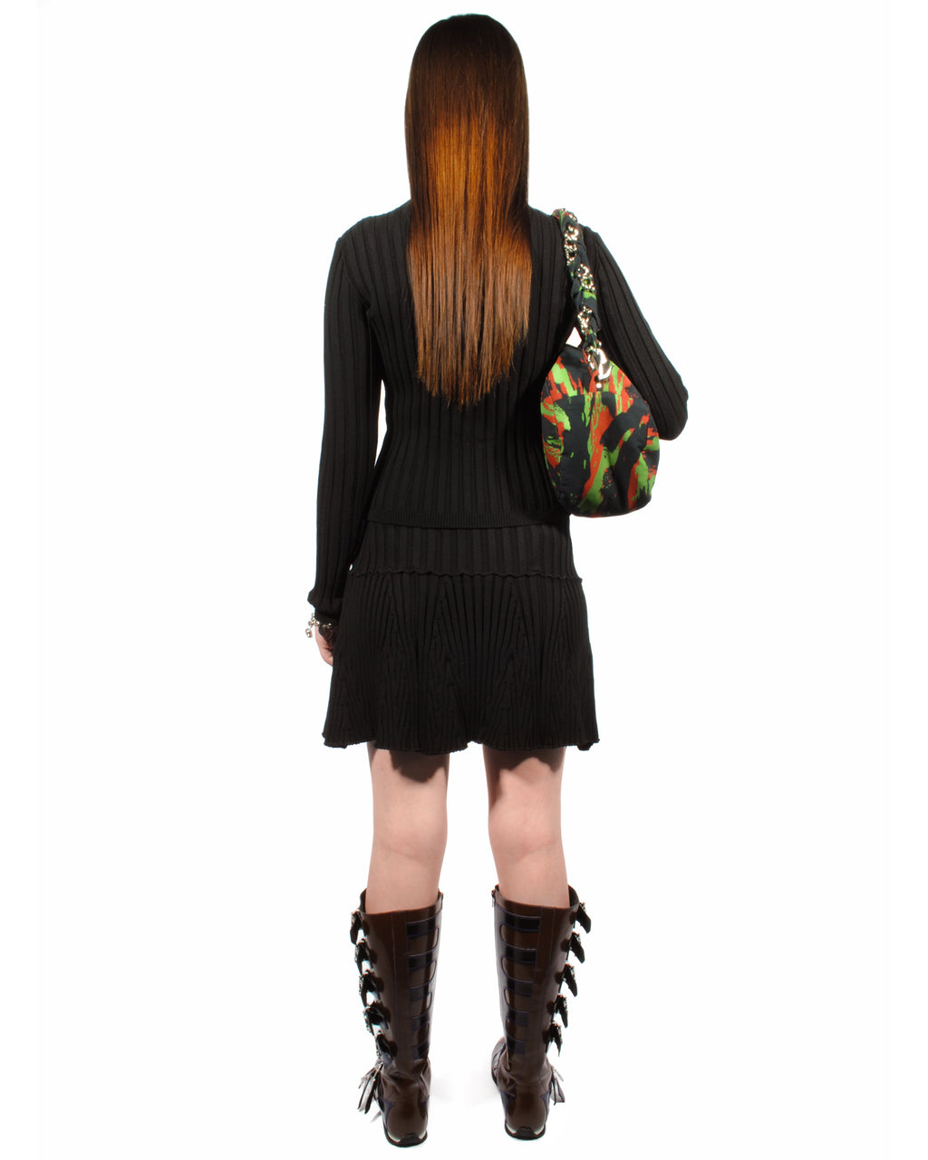 Black Sweetheart Mini Skirt