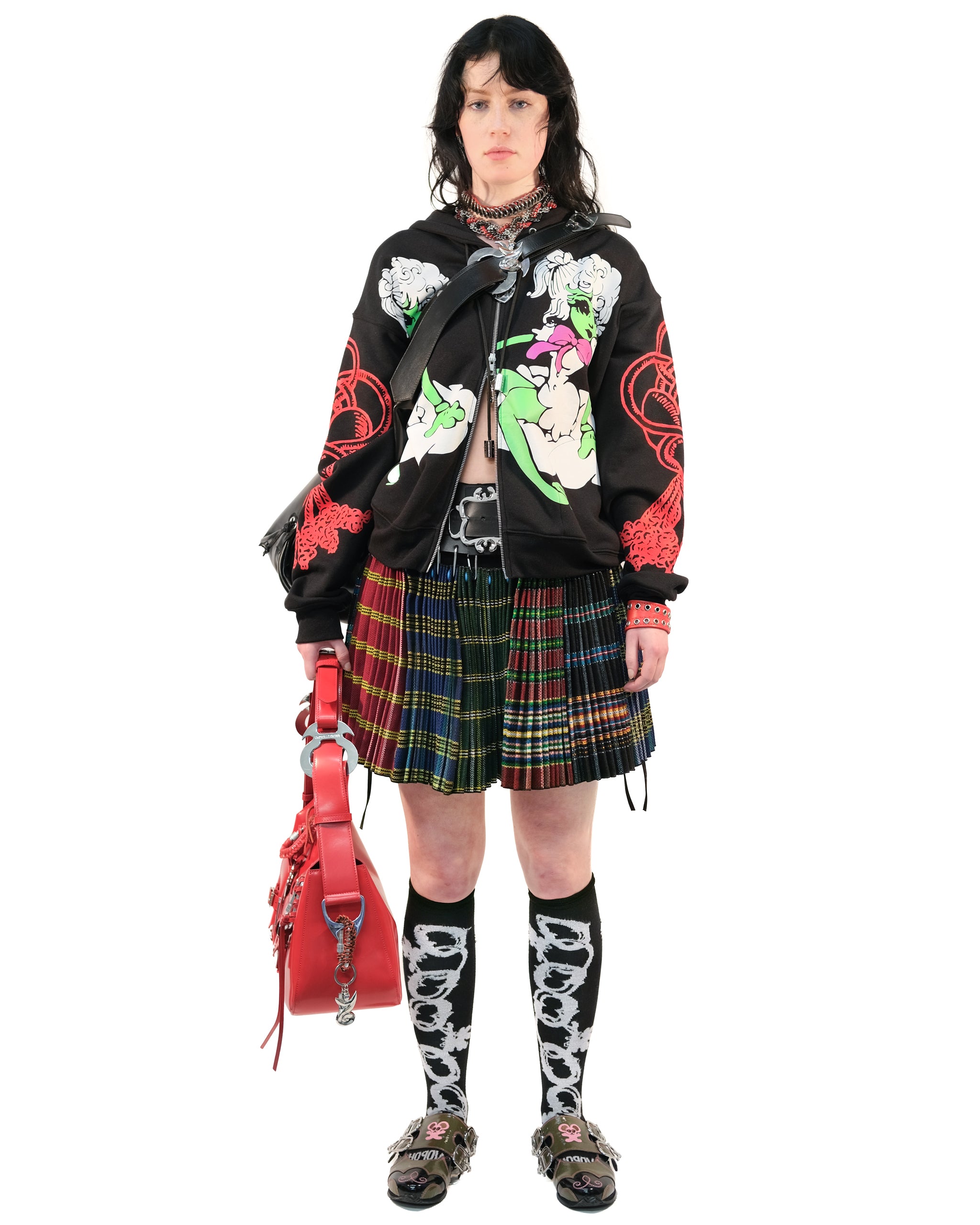 Zena Folkloric Mini Carabiner Skirt