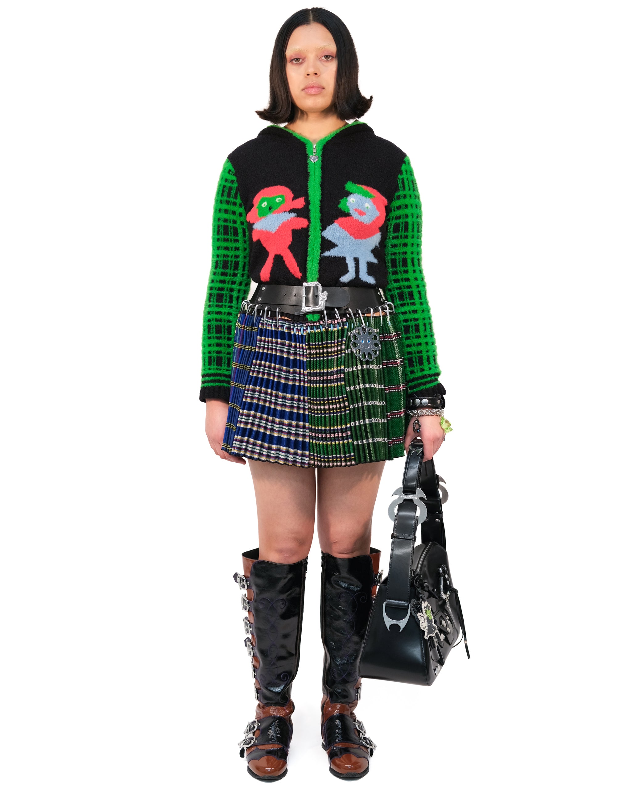 Erica Folkloric Mini Carabiner Skirt