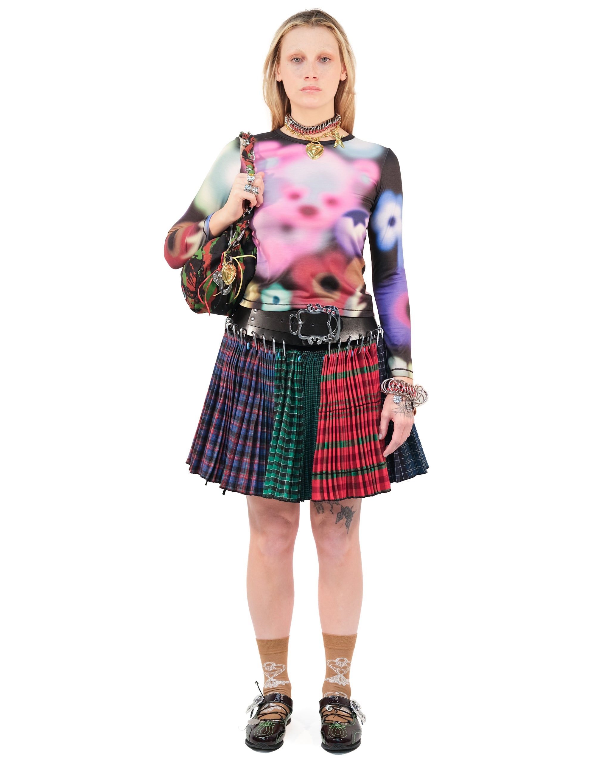 Rena Folkloric Mini Carabiner Skirt