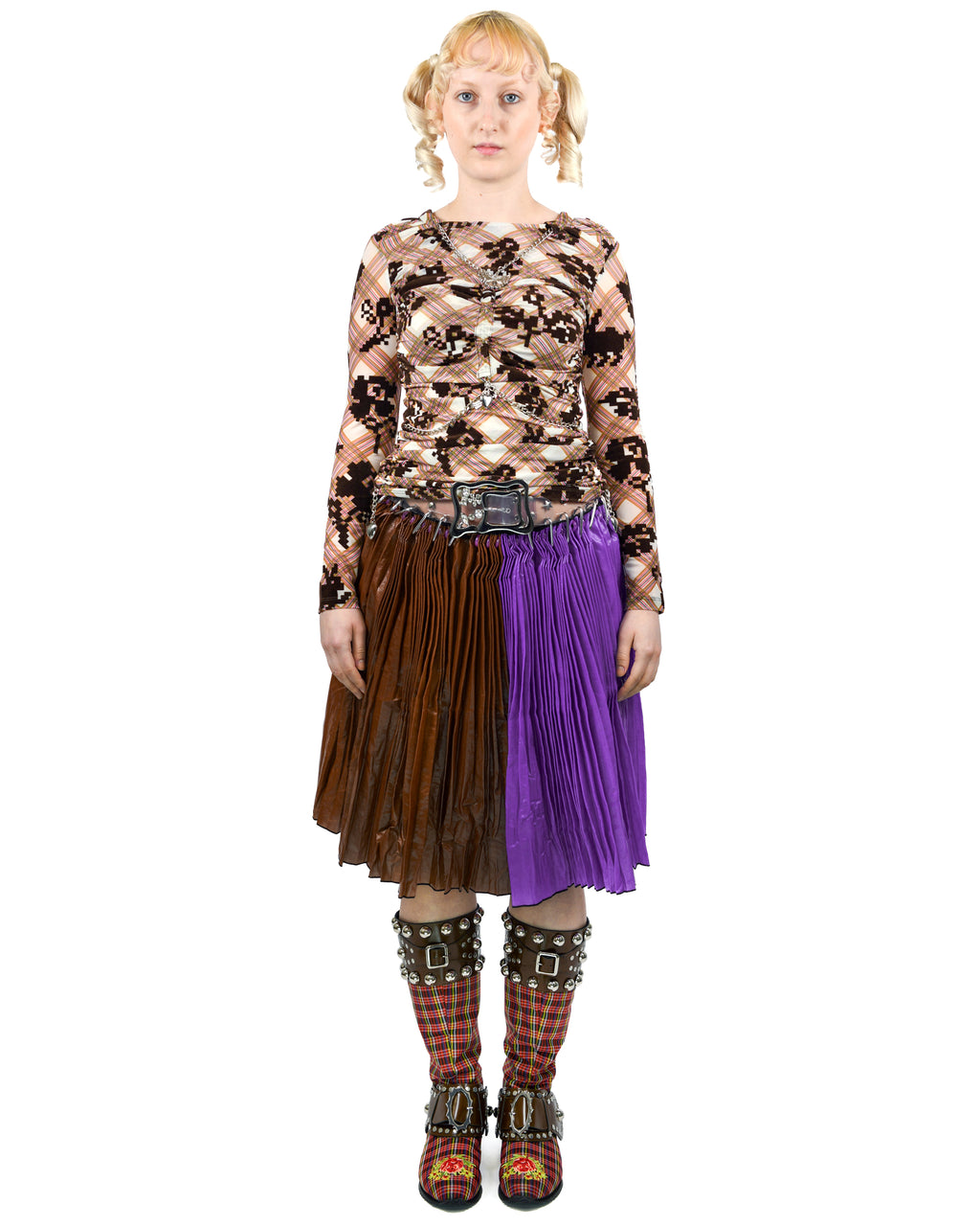 Exclusive Sonicscape Mesh Long Sleeve Top