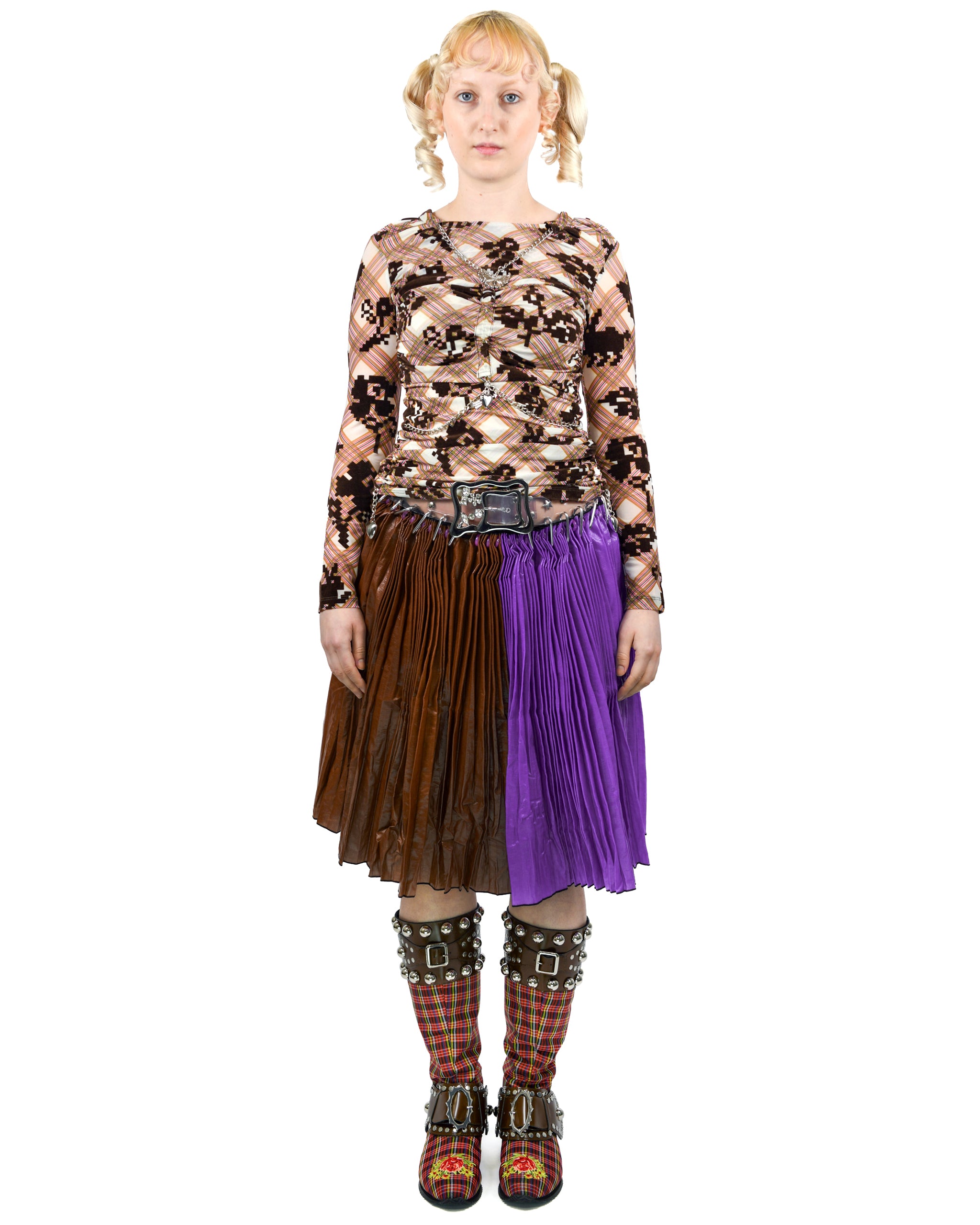 Exclusive Sonicscape Mesh Long Sleeve Top