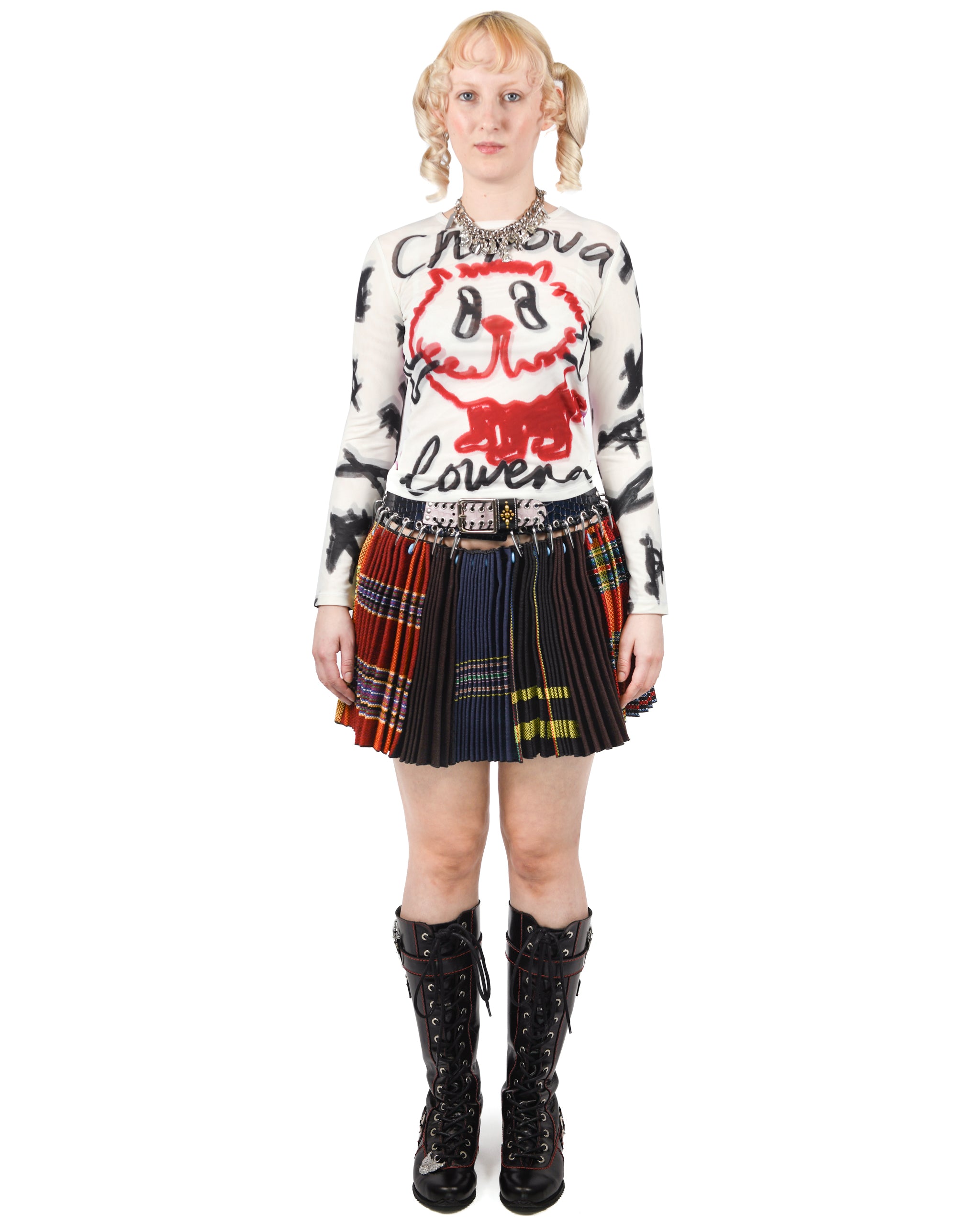 Bulgarian Apron Folkloric Mini Carabiner Skirt