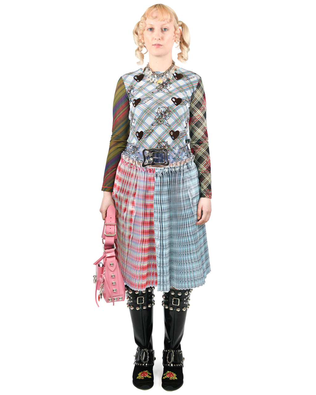 Synth Knee Carabiner Skirt