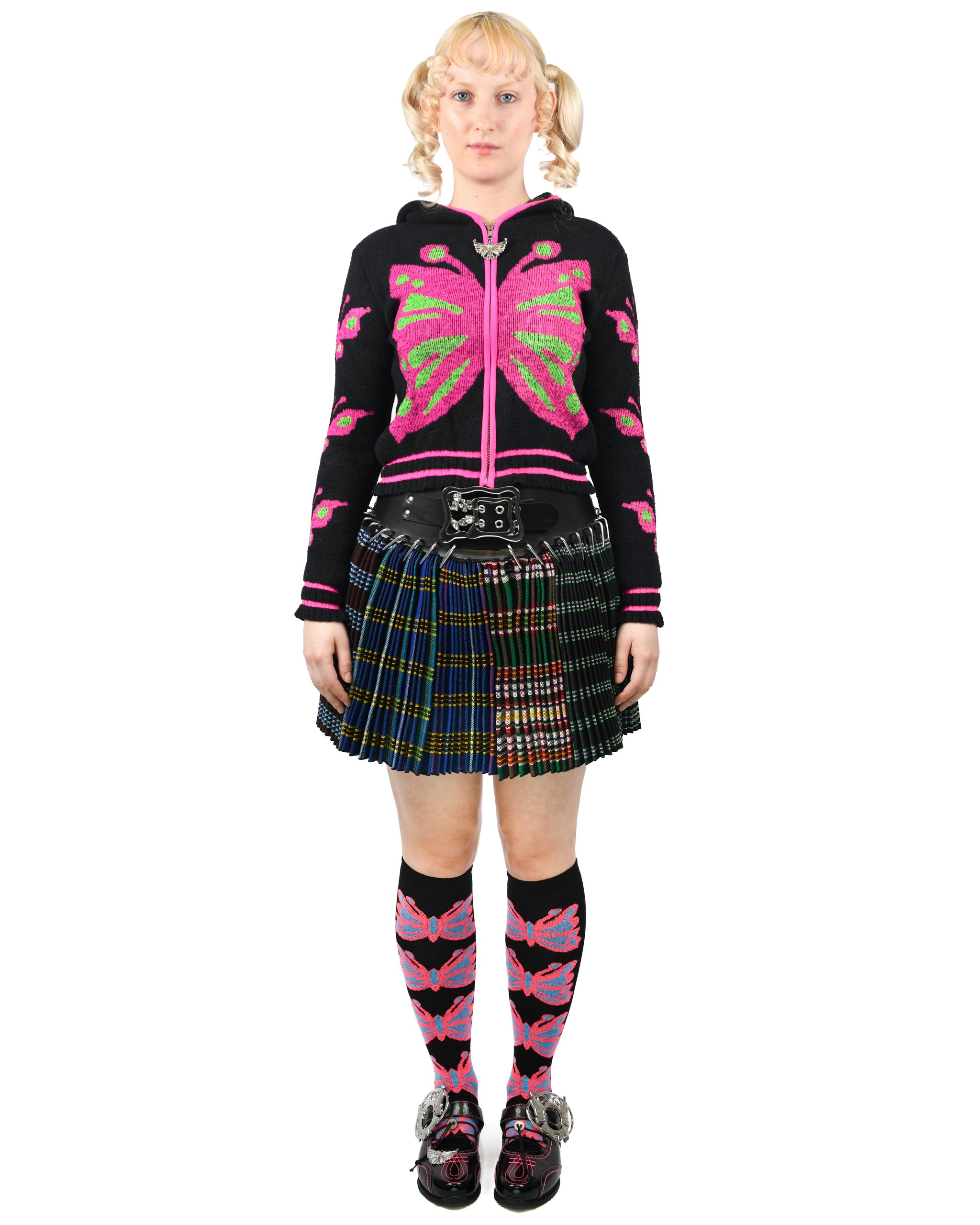 Neon Butterfly Cardigan