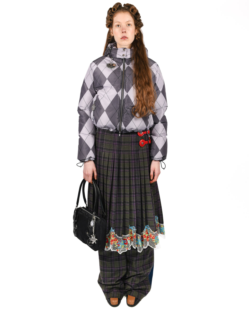 Missish Kilt Knee Skirt