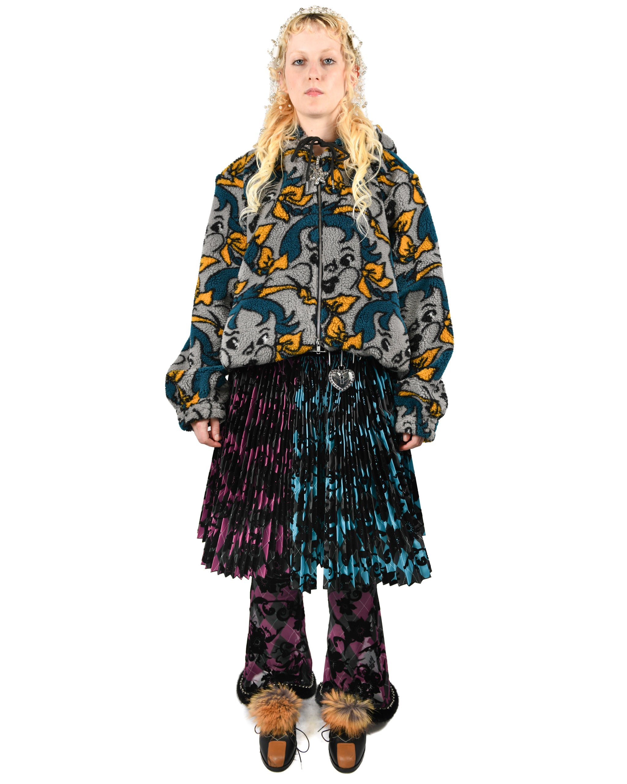 Cheeky Girl Oversized Hooded Fleece