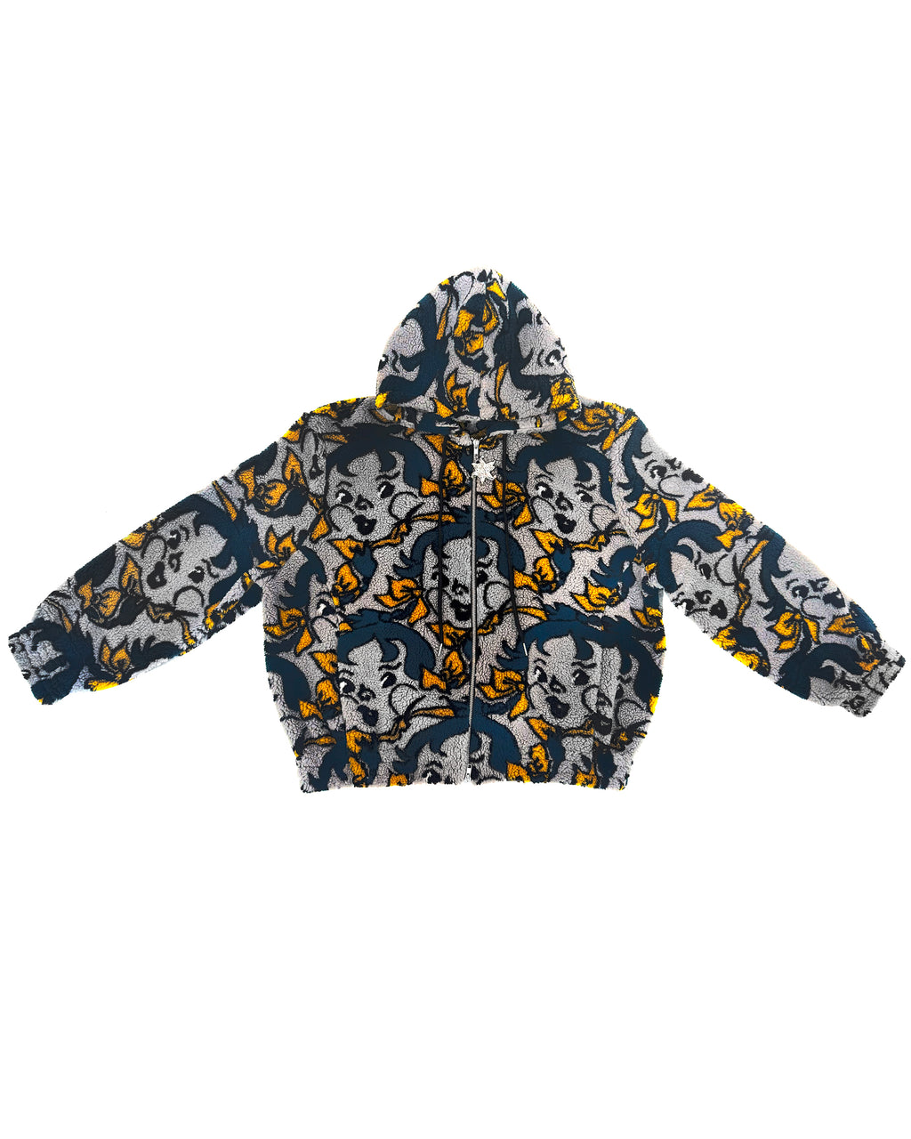 Cheeky Girl Oversized Hooded Fleece
