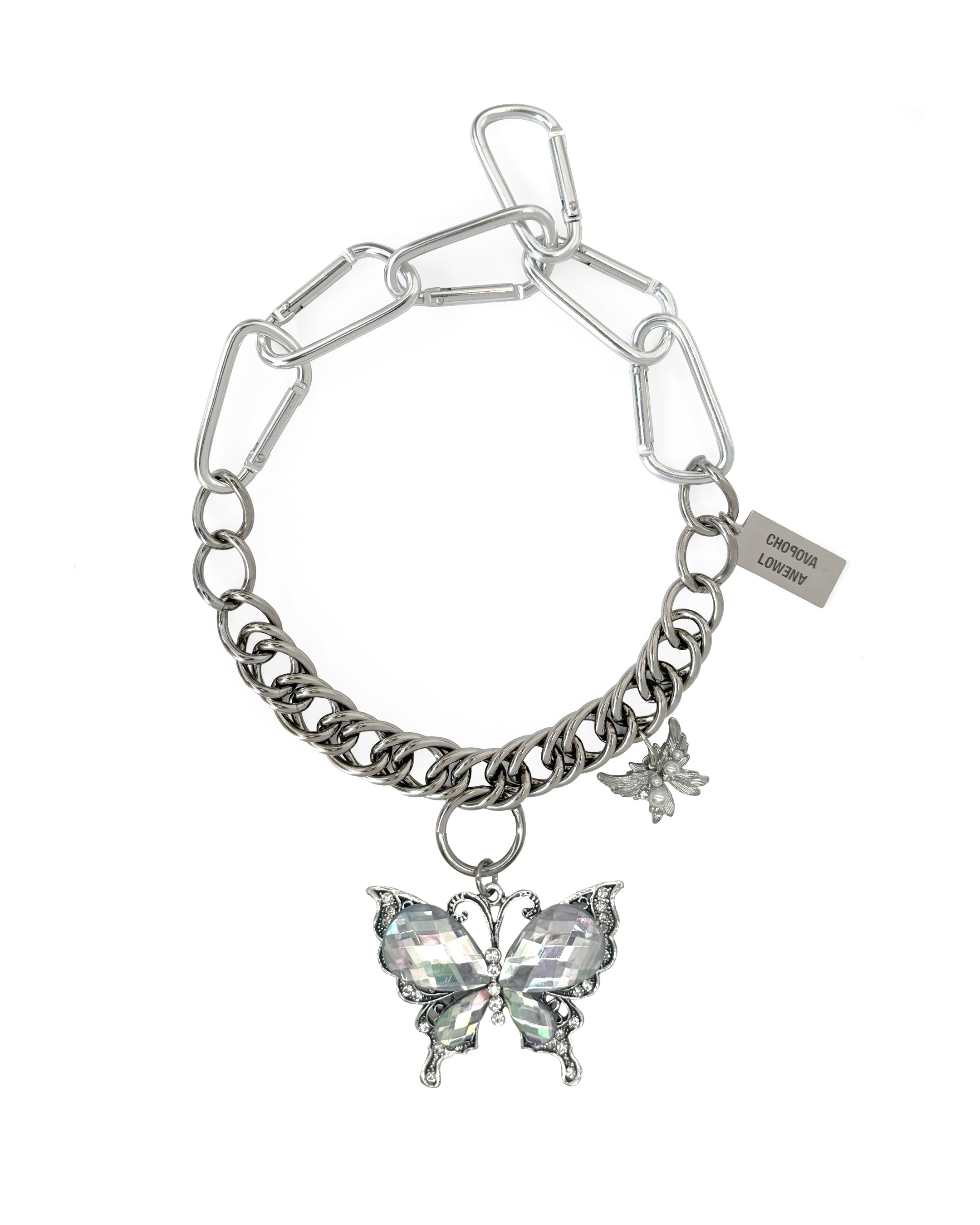 Double Butterfly Necklace