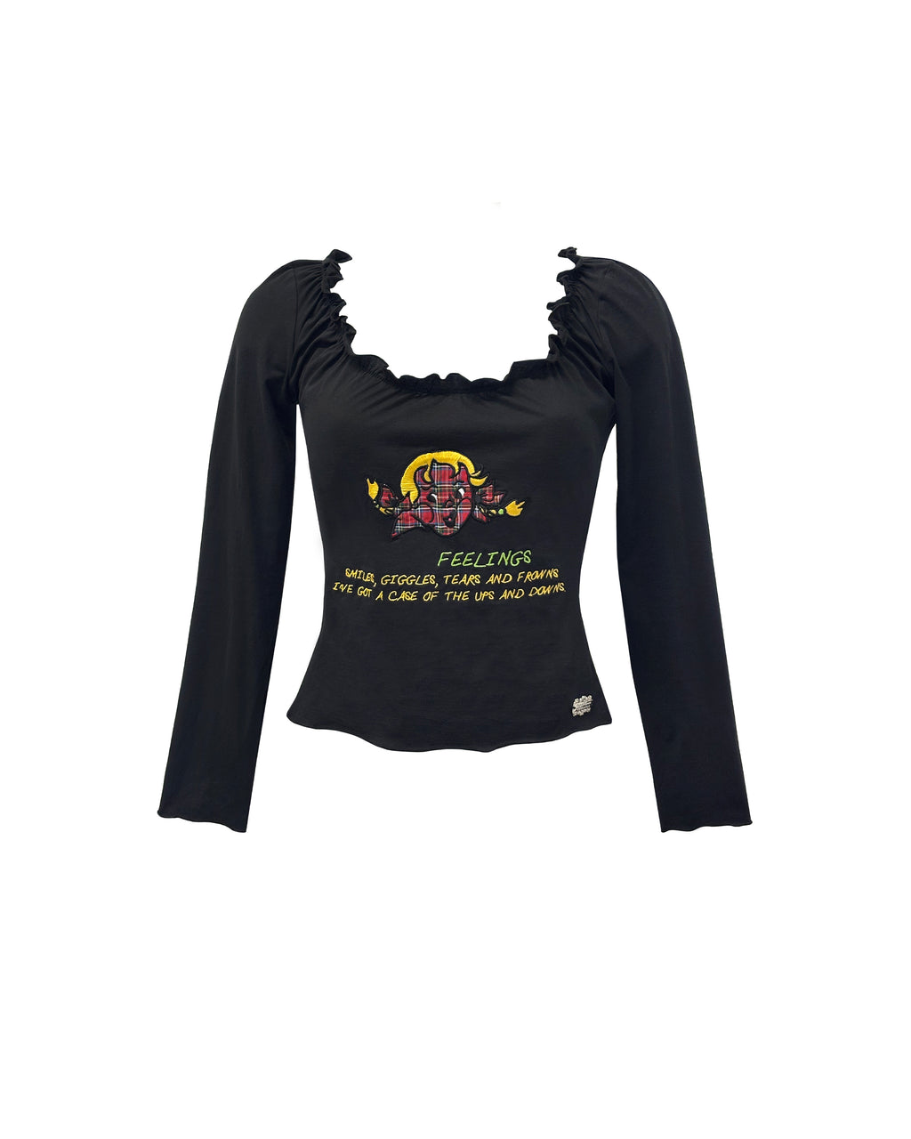FEELINGS Happy Long Sleeve Top