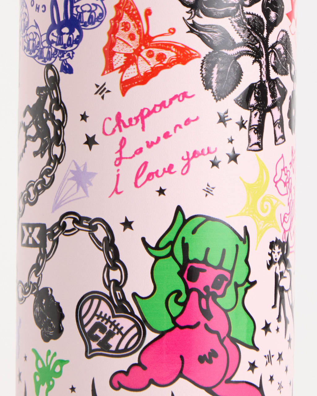 Chilly's x Chopova Lowena Pink Water Bottle