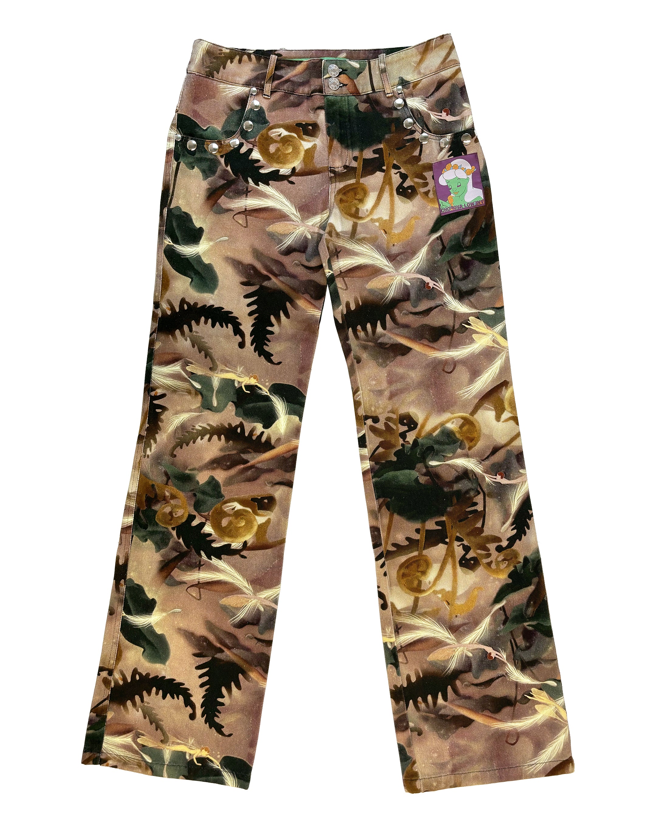 Disney X Chopova Lowena Fantasia Camo Print Jeans Denim Multi