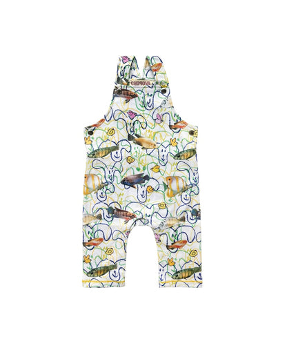 Baby Fish Everywhere Dungarees