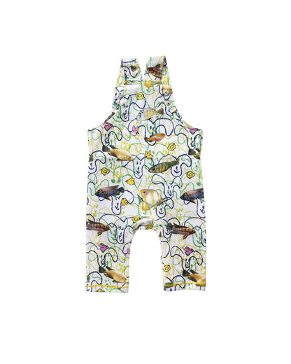 Baby Fish Everywhere Dungarees