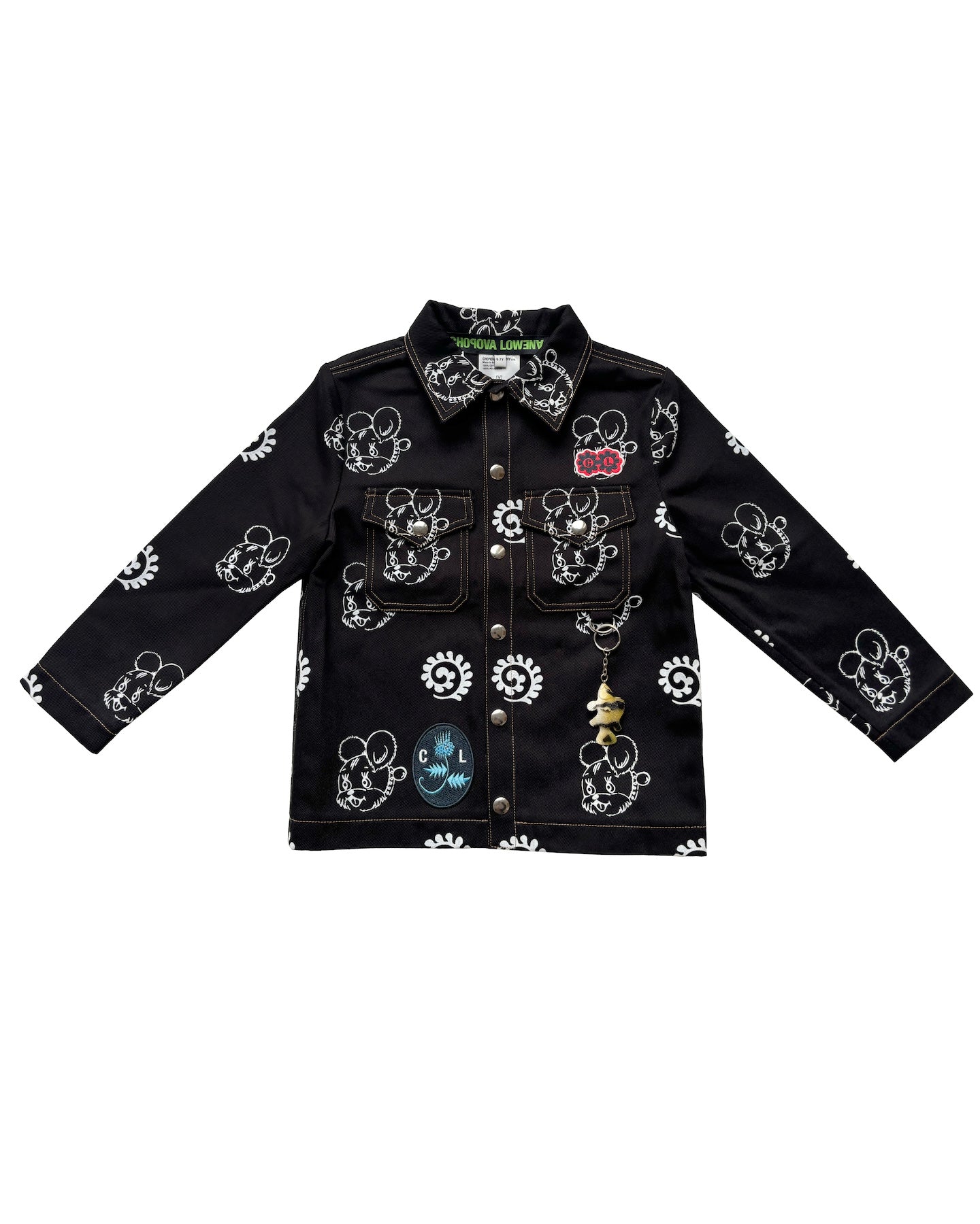 Kids Mouse Puppy Denim Jacket