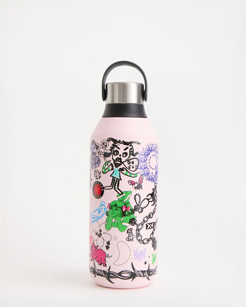 Chilly's x Chopova Lowena Pink Water Bottle