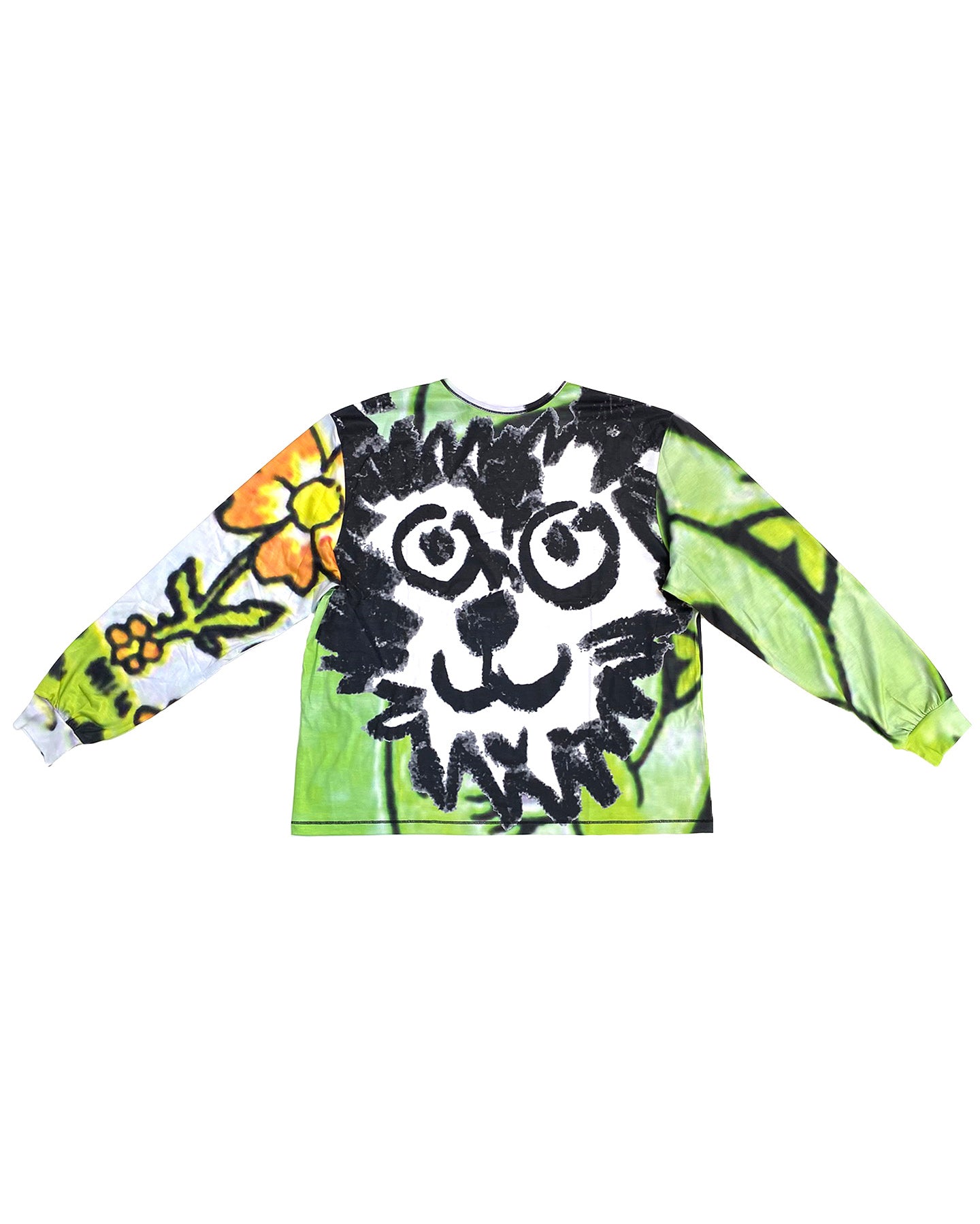 Big Green Bunny Oversized Jersey Top