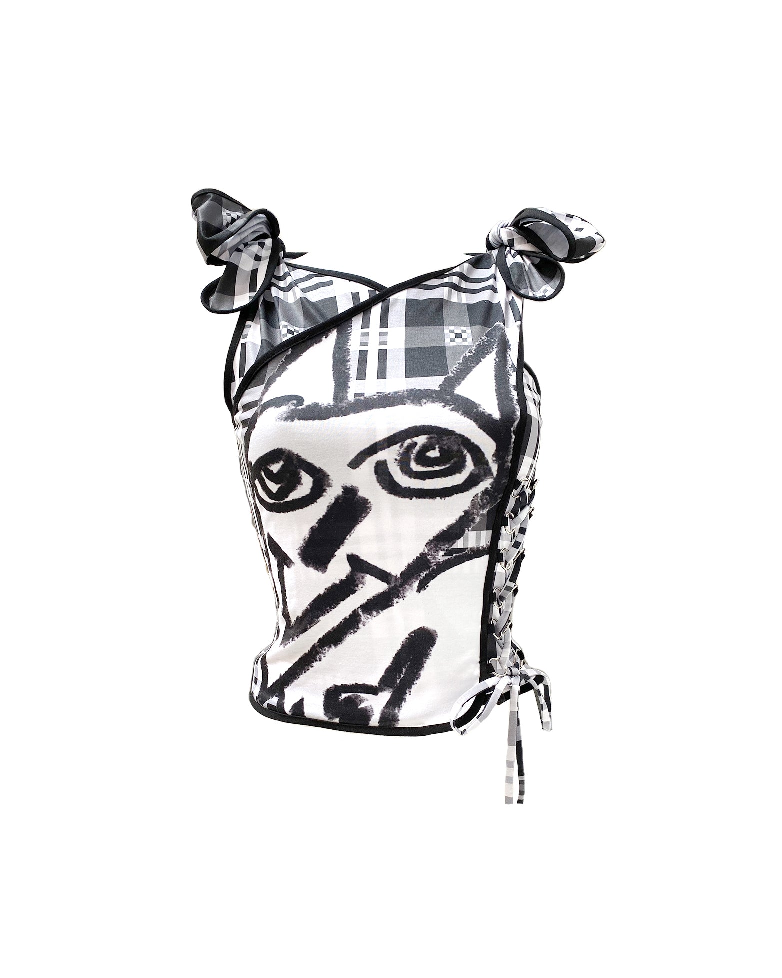 Fox Dog Wrap Top